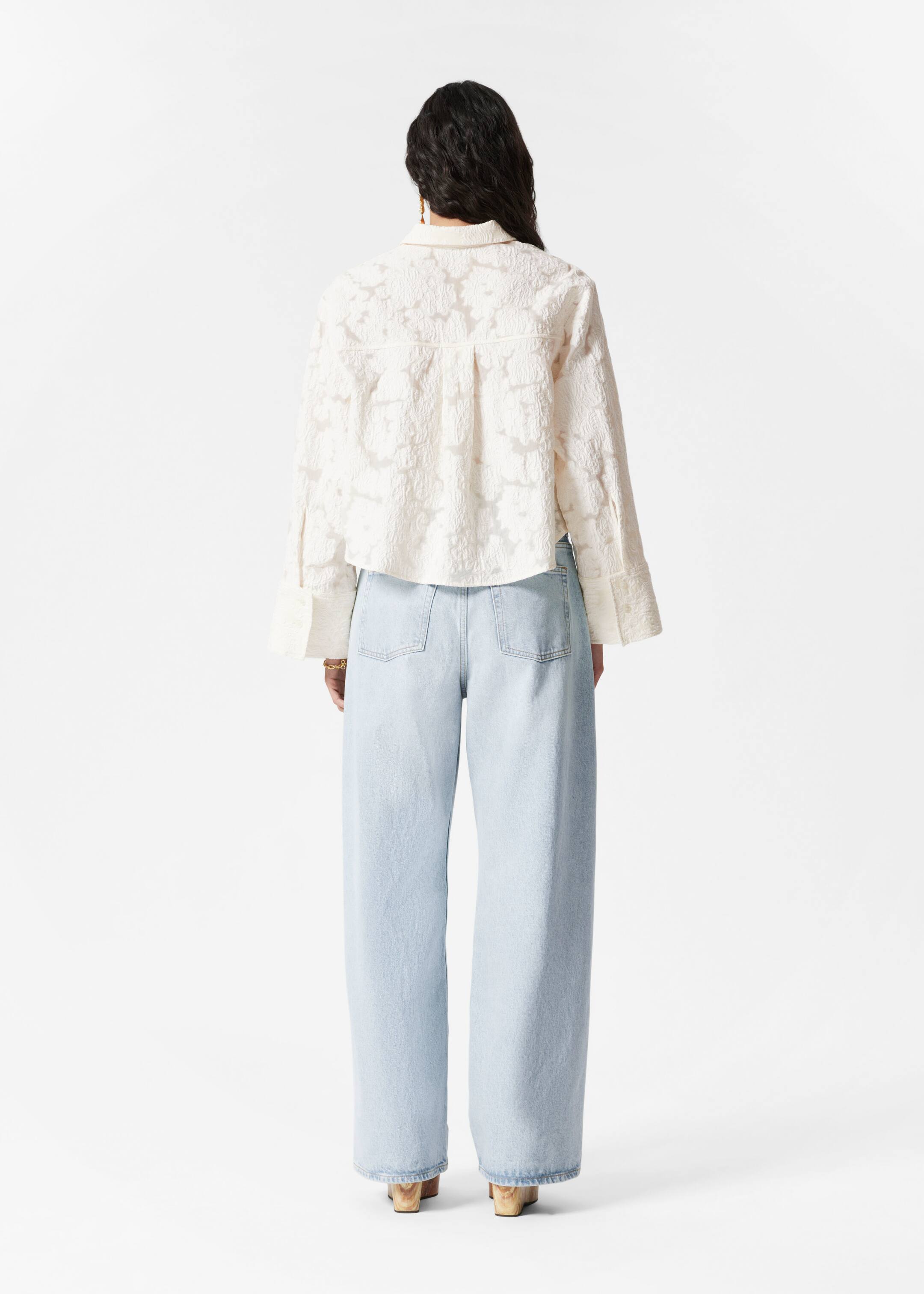 Vezi imaginea mai mare: Cămașă Jacquard - Alb - FEMEI | H&M RO 3