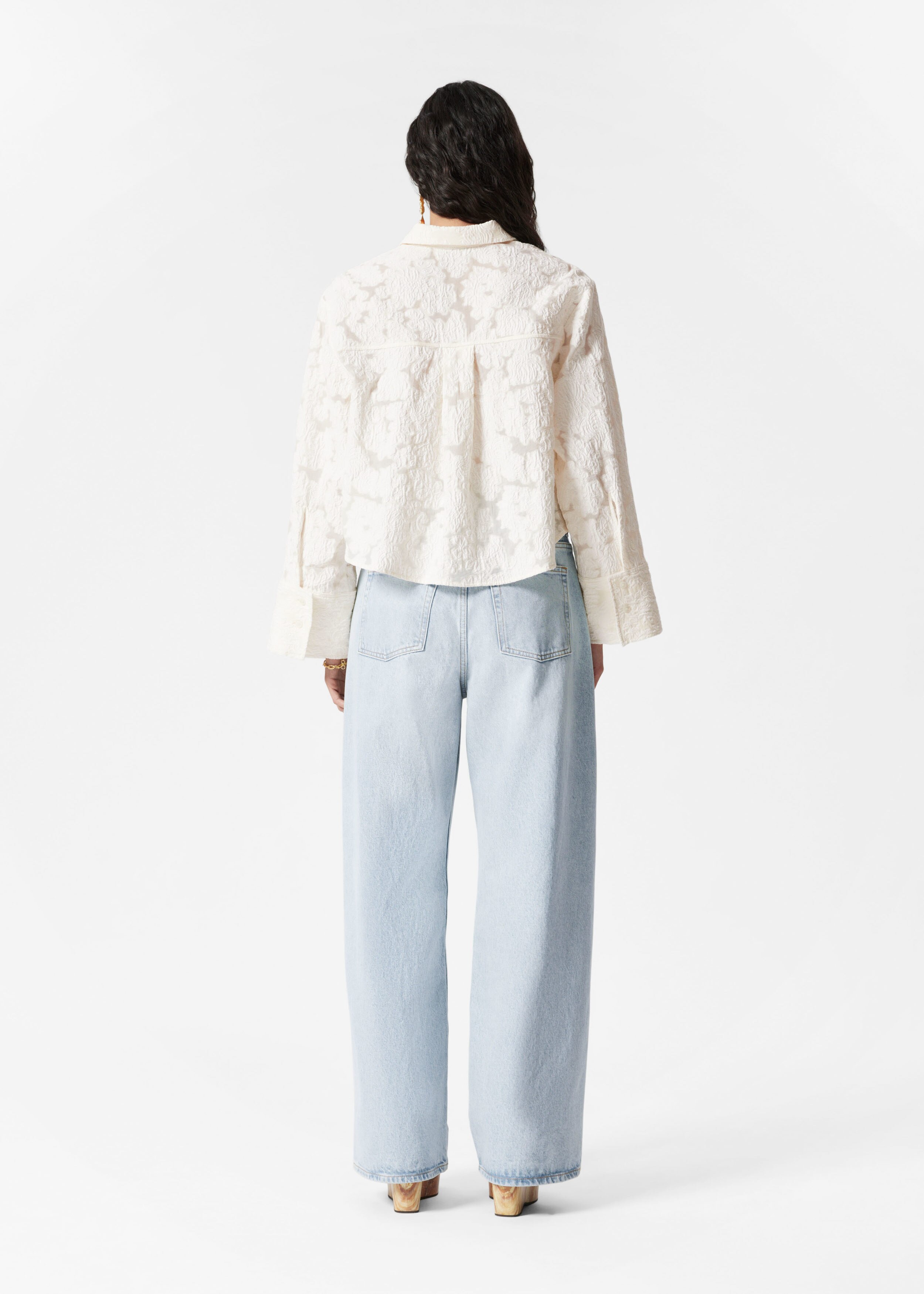 Jacquard Shirt - White - Shirts - & Other Stories US