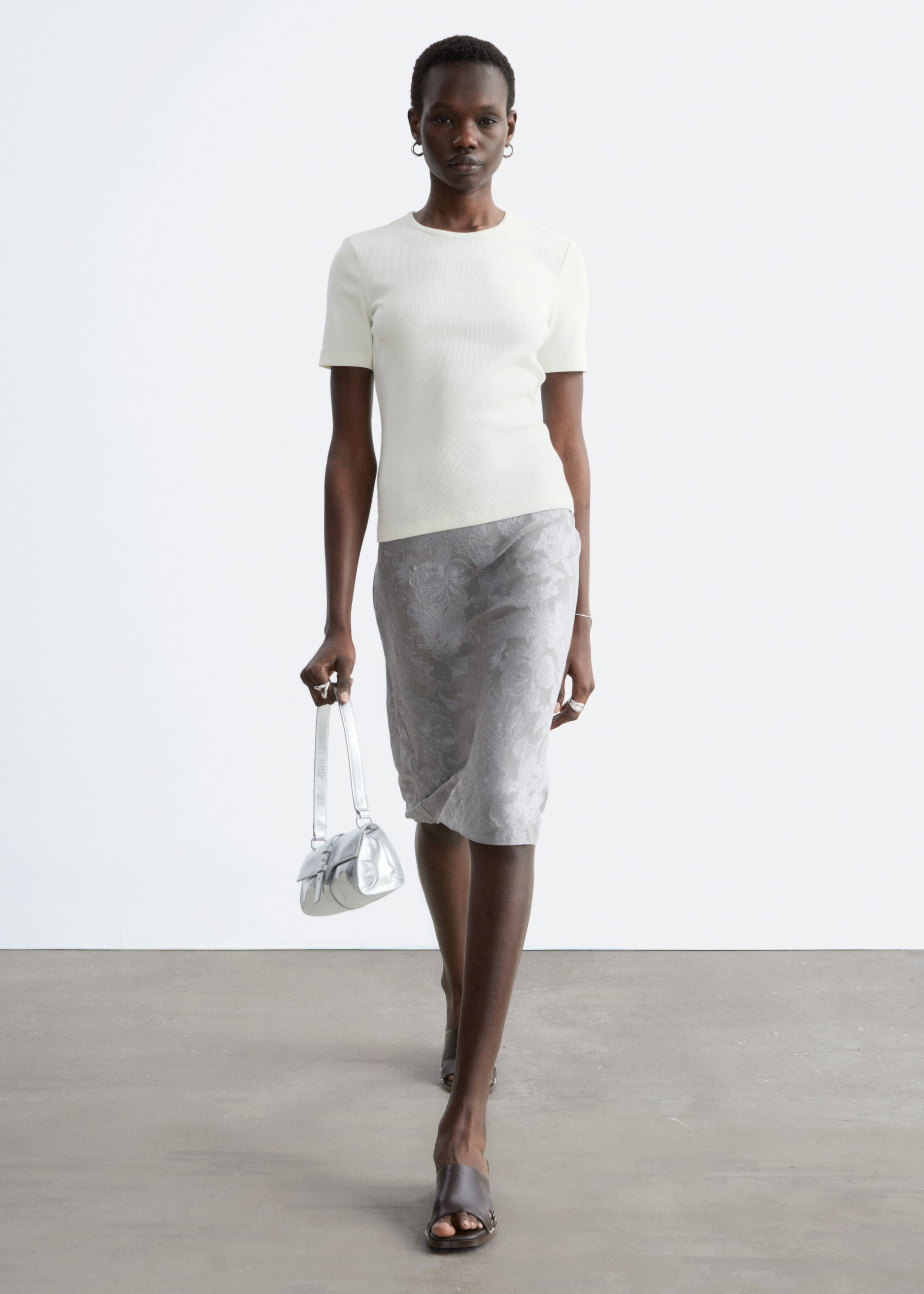 Image of Ribbed T-Shirt