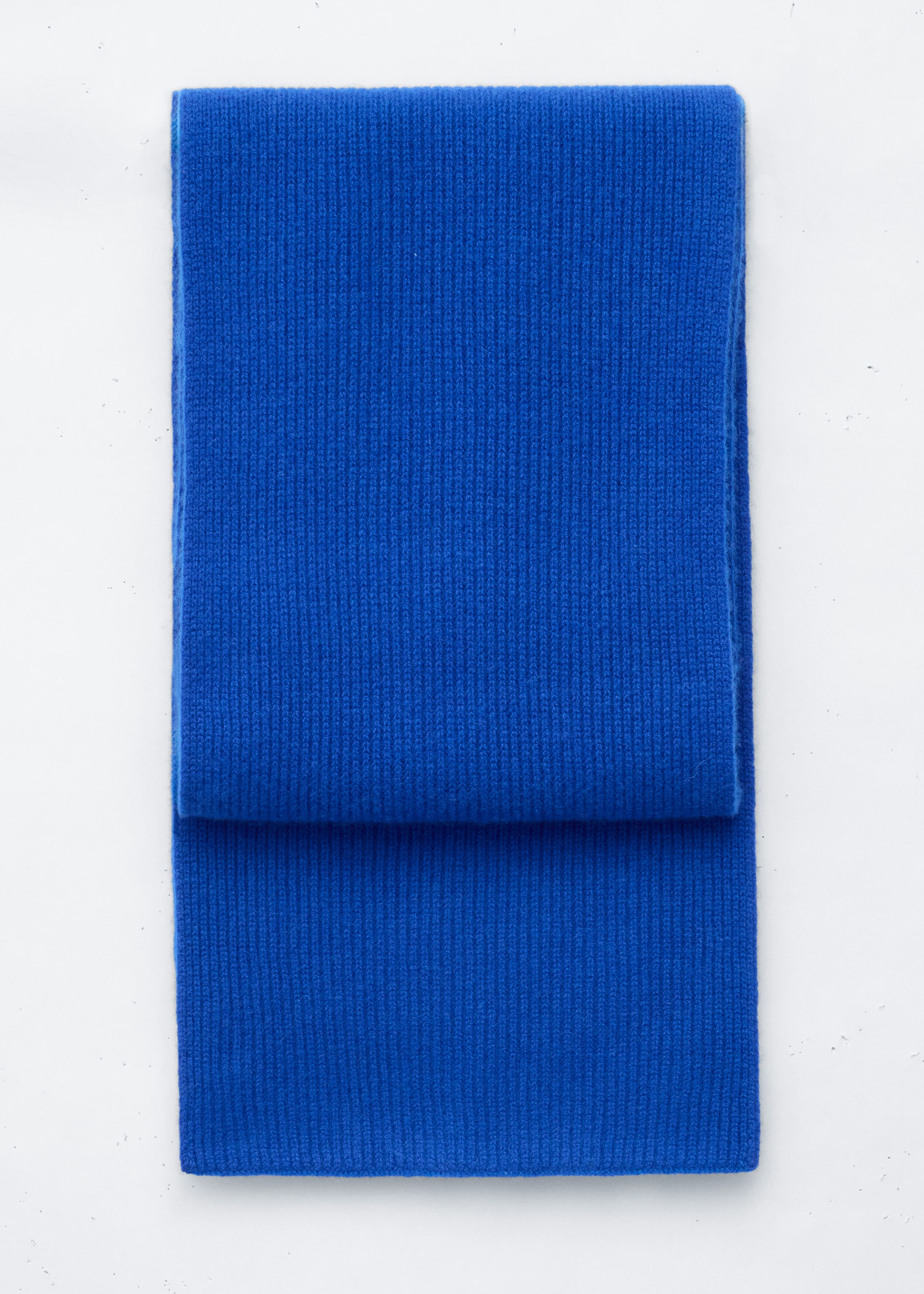 Cashmere Knit Scarf - Blue - Still Life