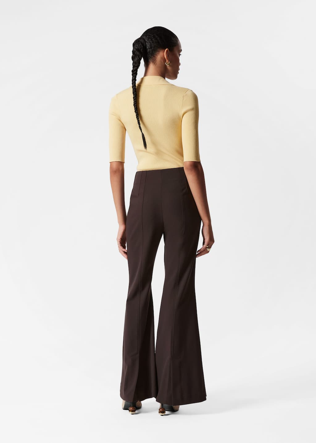 Image of Collared Short-Sleeve Top
