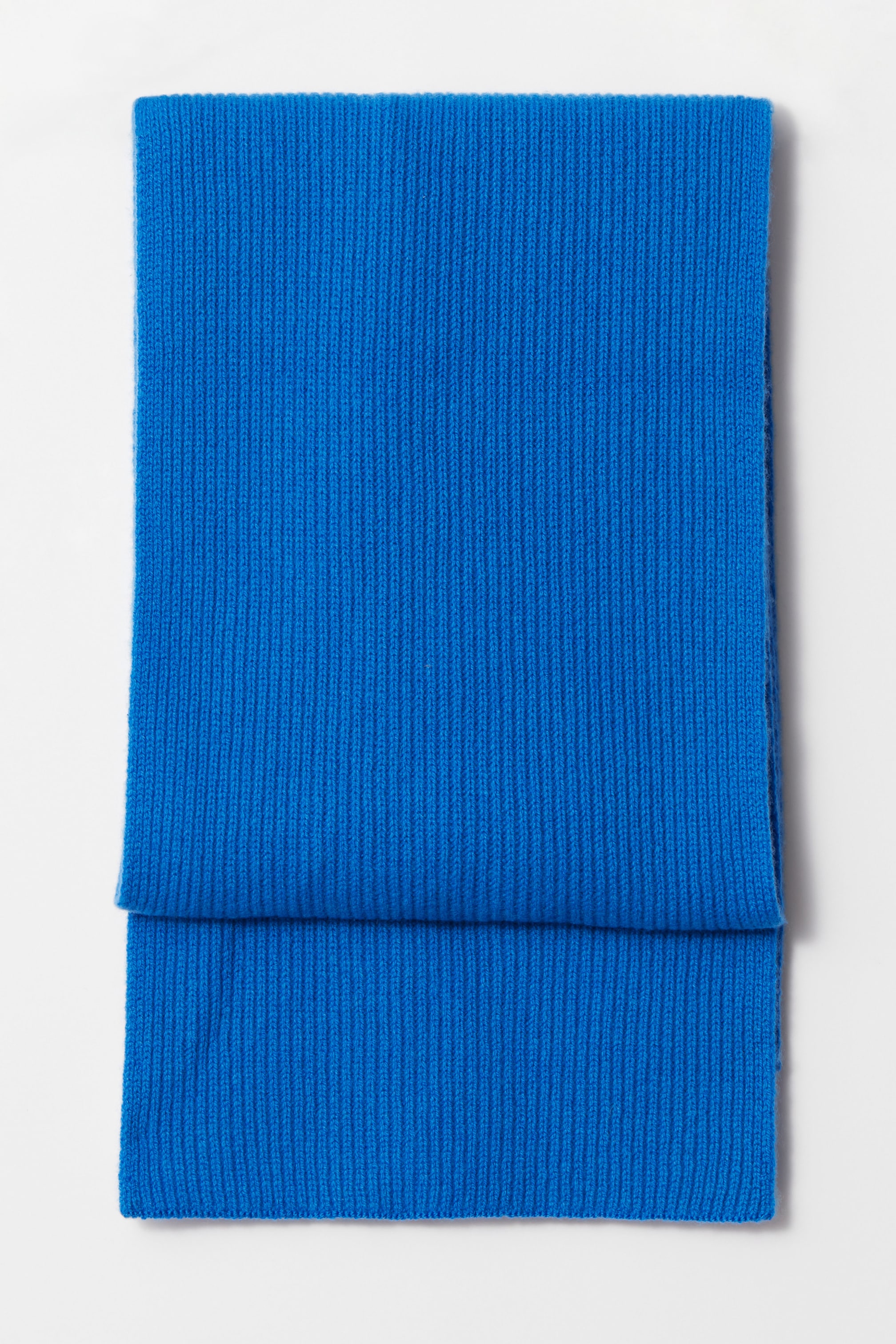 Grotere afbeelding bekijken: Gebreide sjaal van kasjmier - Kobaltblauw - DAMES | H&M NL 1