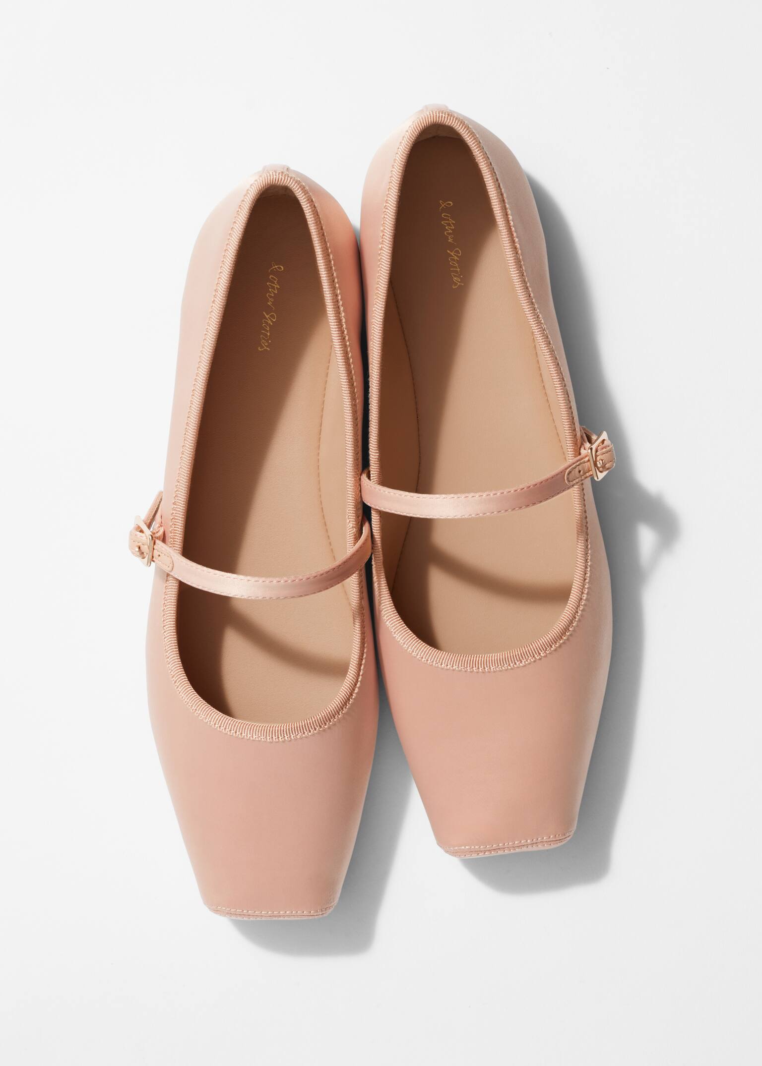 Balerínky so štvorcovou špičkou - Dusty pink/Black/Brown/Hnedý semiš - 5