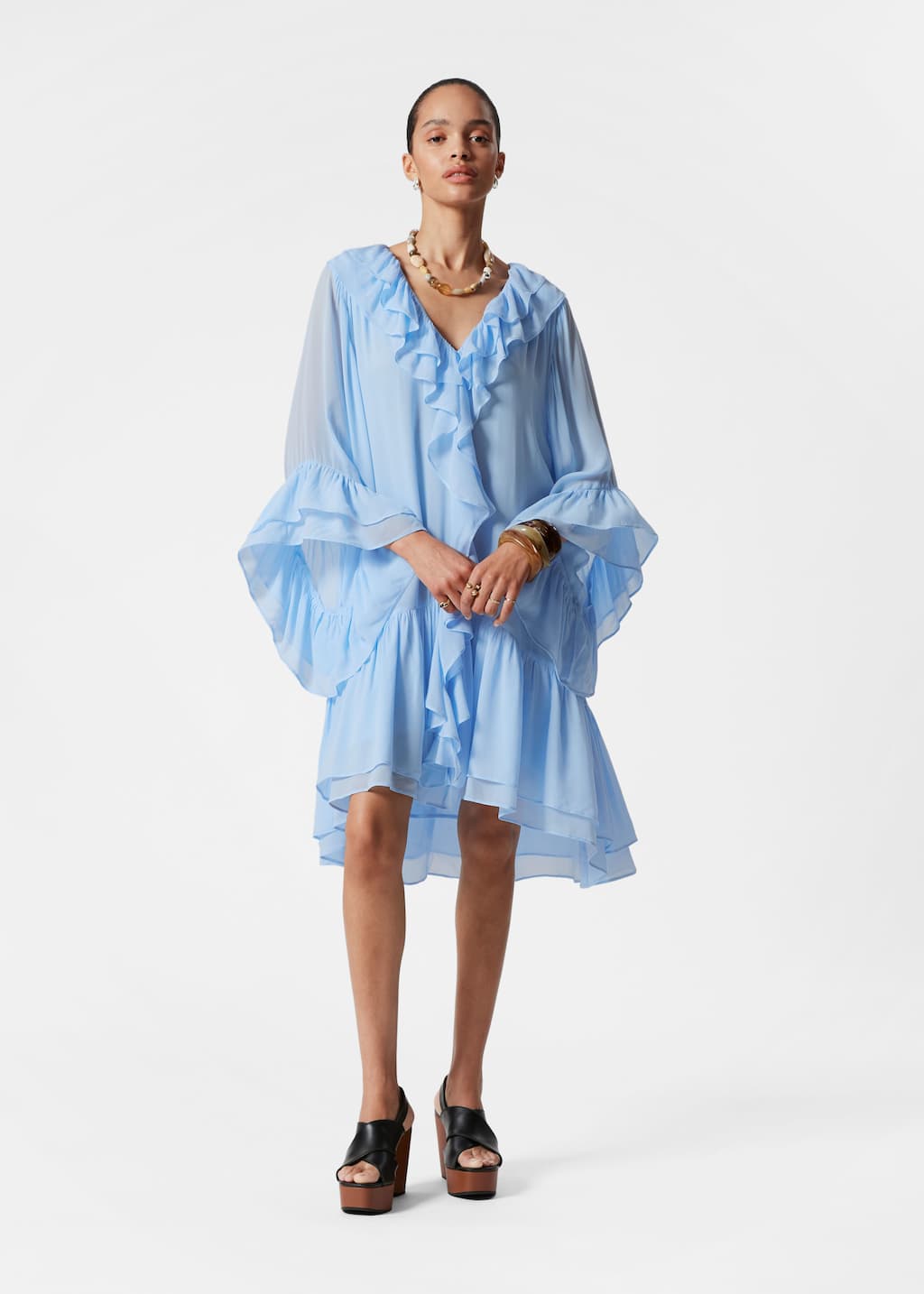 Image of Minikleid mit Volants