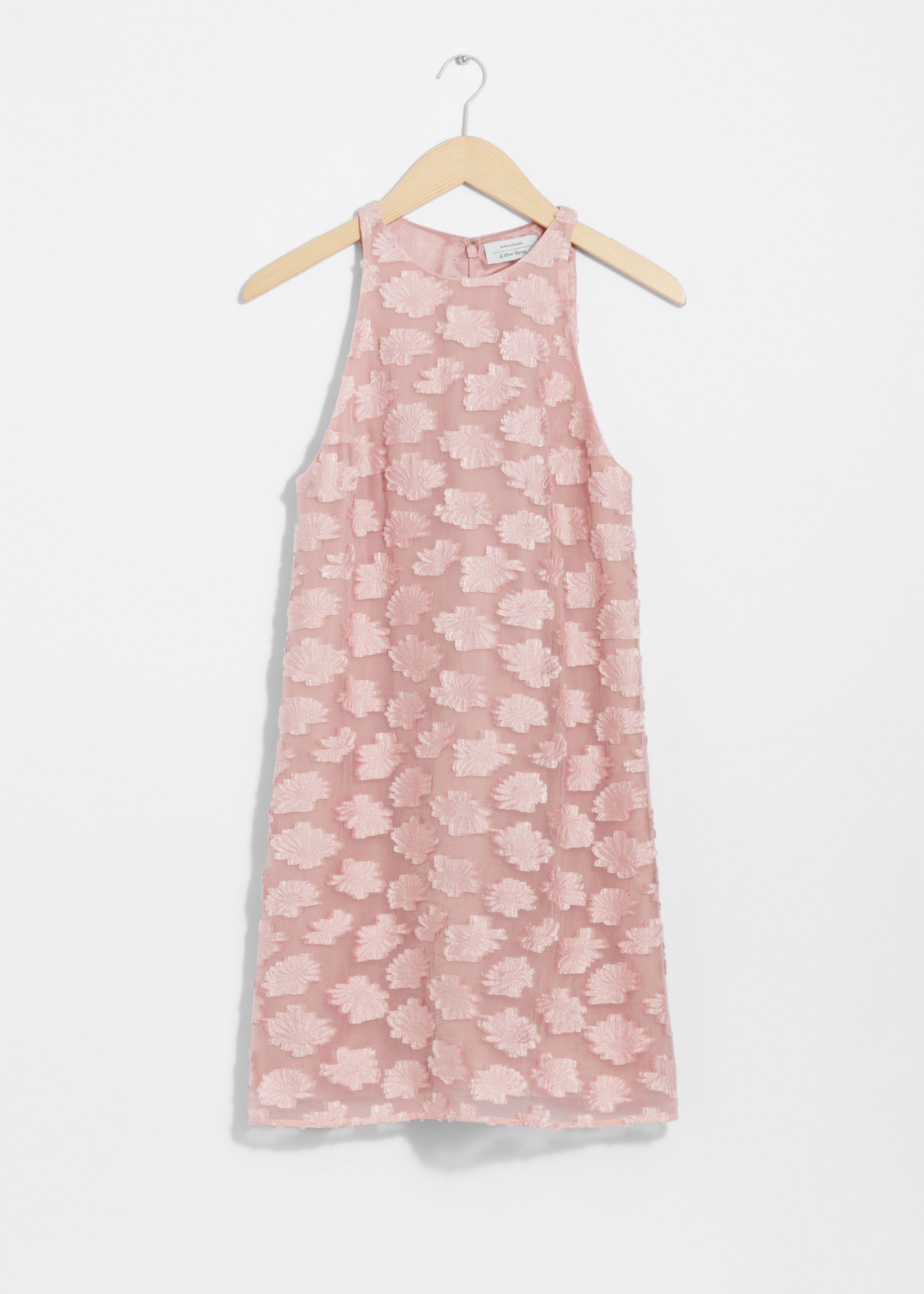 ワンピース intimite Jacquard Mini Dress Sleeveless Jacquard Mini Dress - Pink - & Other Stories US