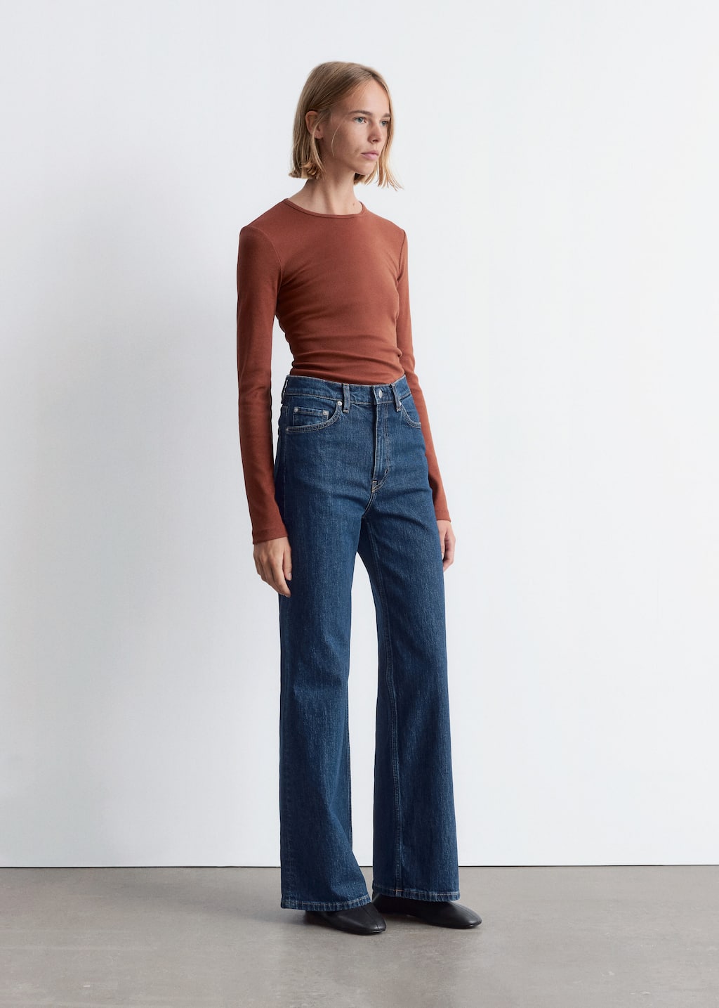 Image of Wide-Leg Jeans