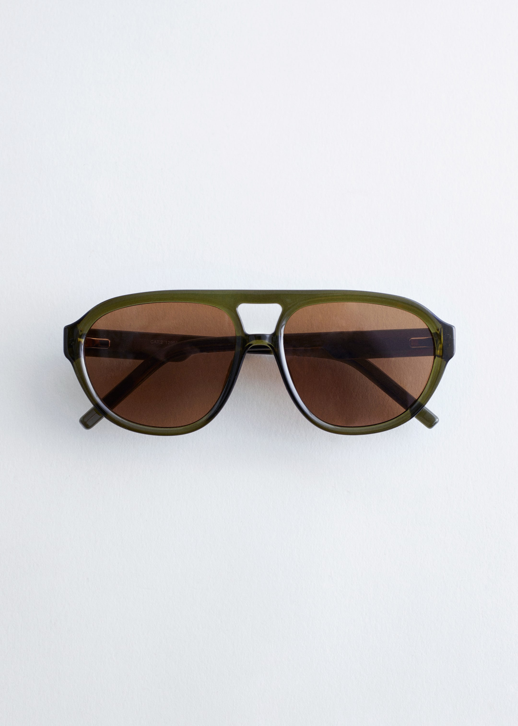 Größeres Bild ansehen: Sonnenbrille mit Pilotenrahmen - Grün/Braun - Ladies | H&M DE 2
