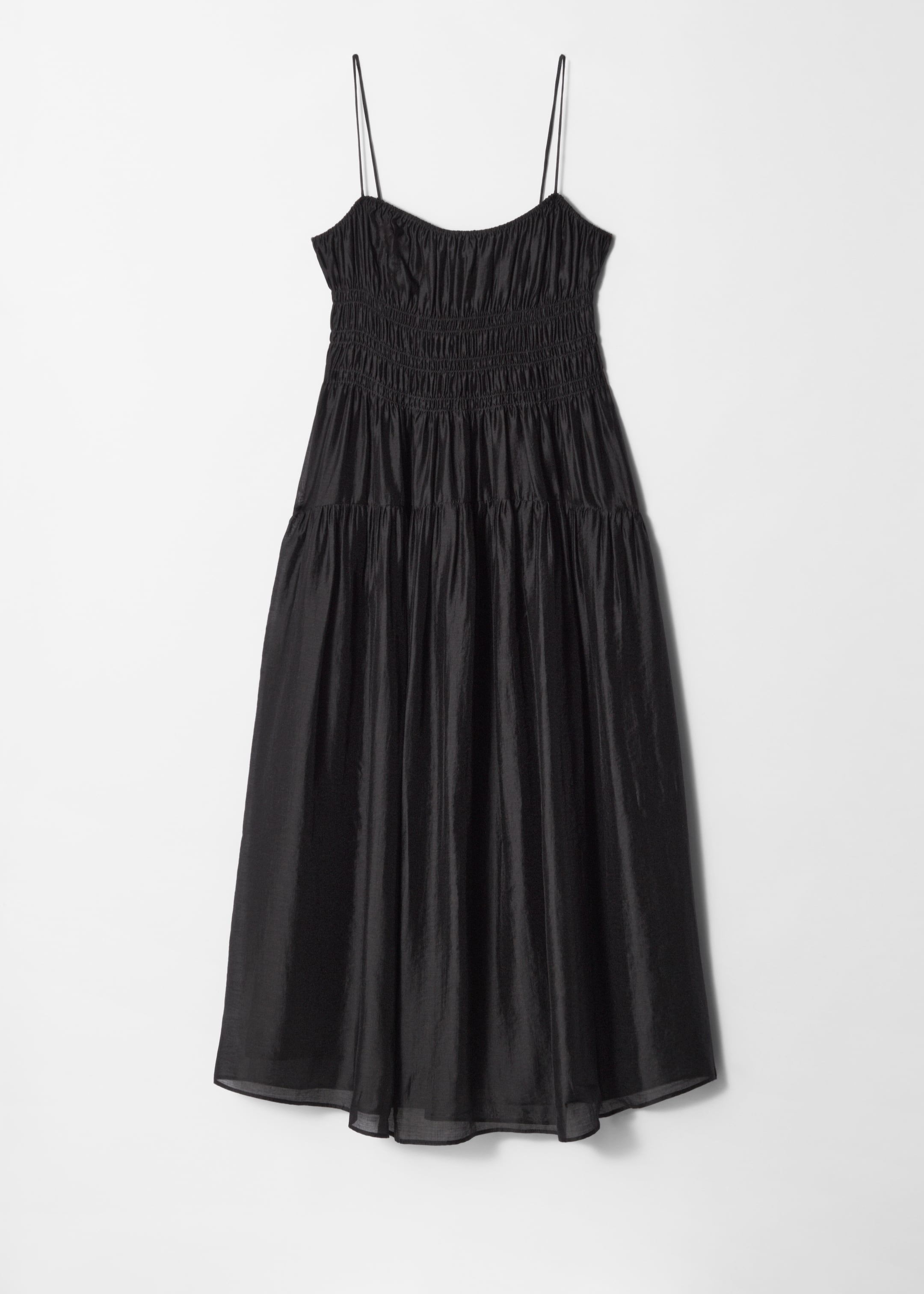 Agrandir l'image: Robe midi froncée - Noir - FEMME | H&M FR 5