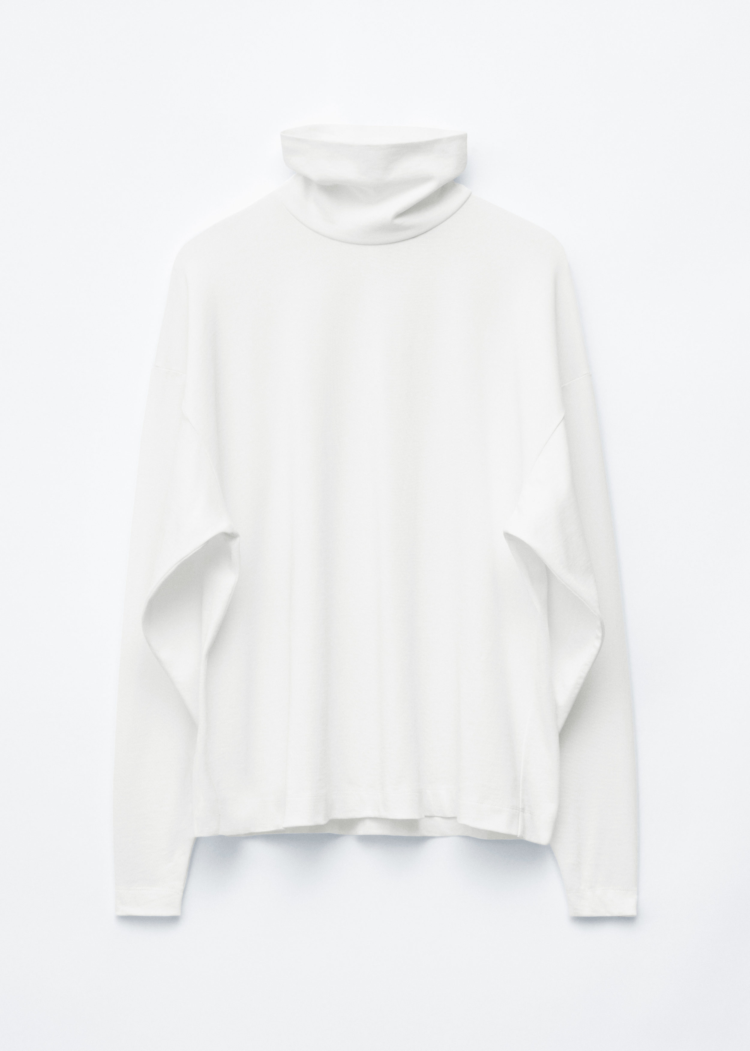 Ribbed Mock-Neck Top - White - & Other Stories GB