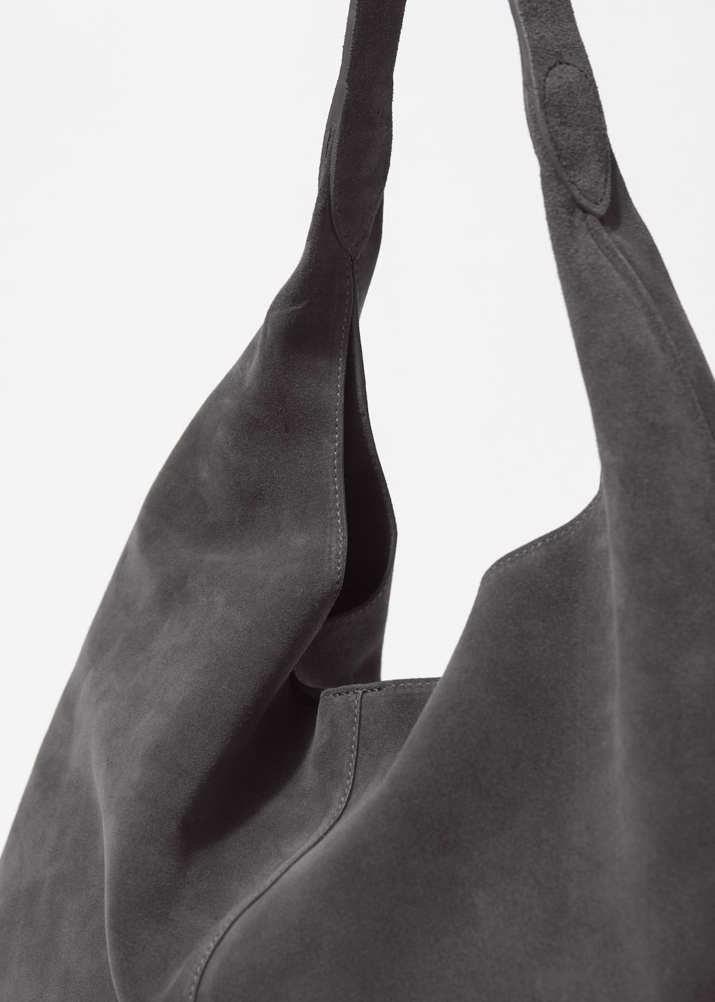 Image of Large Suede Tote Bag