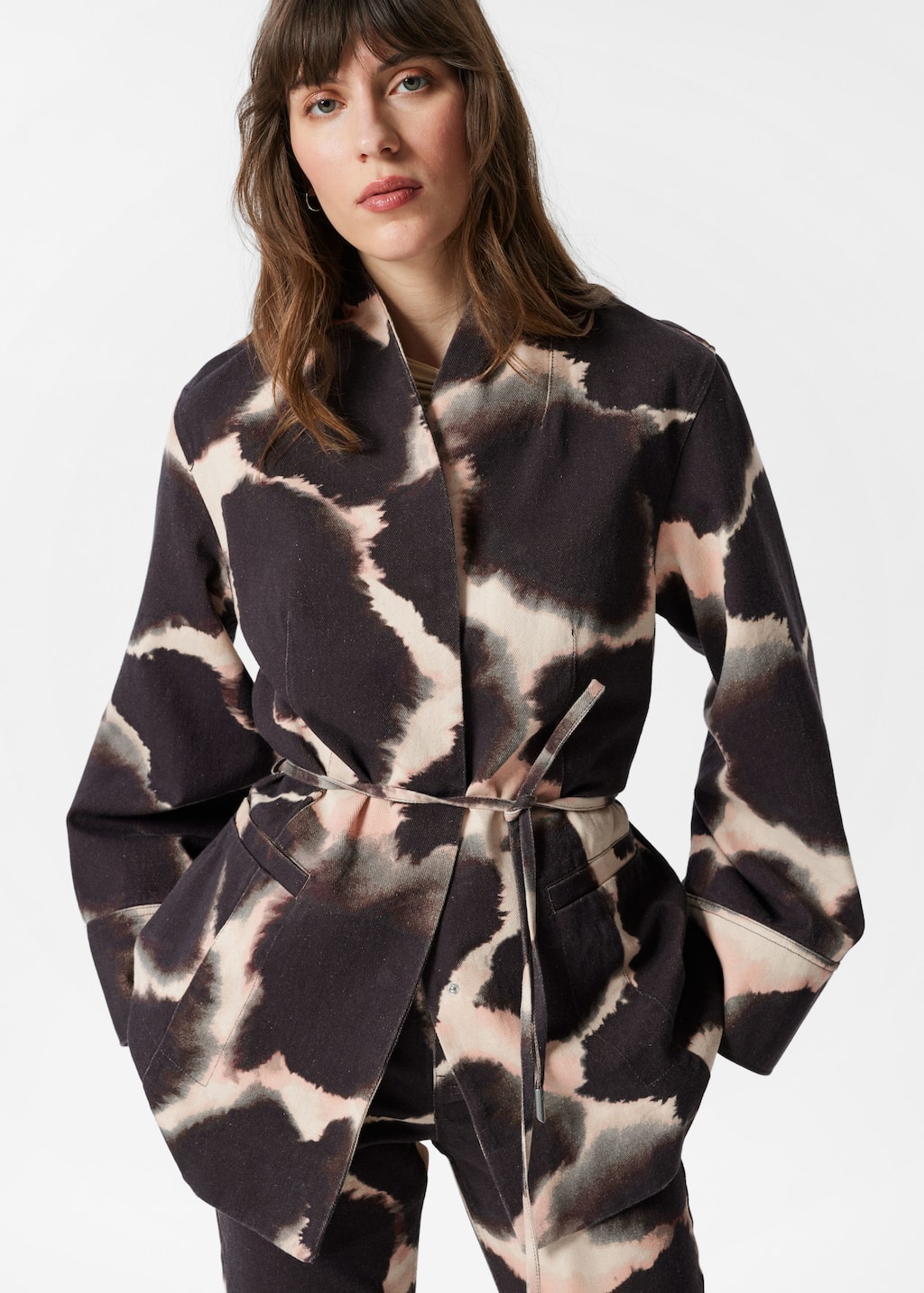 Image of Kimonojacke mit Bindegürtel