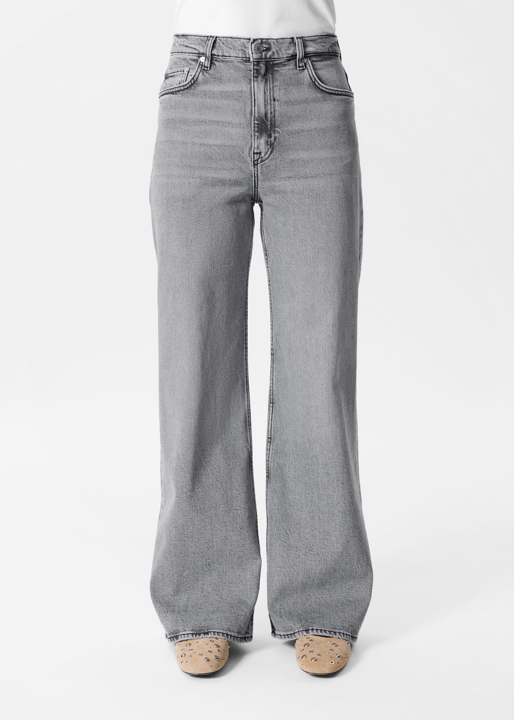 Image of Wide-Leg Jeans
