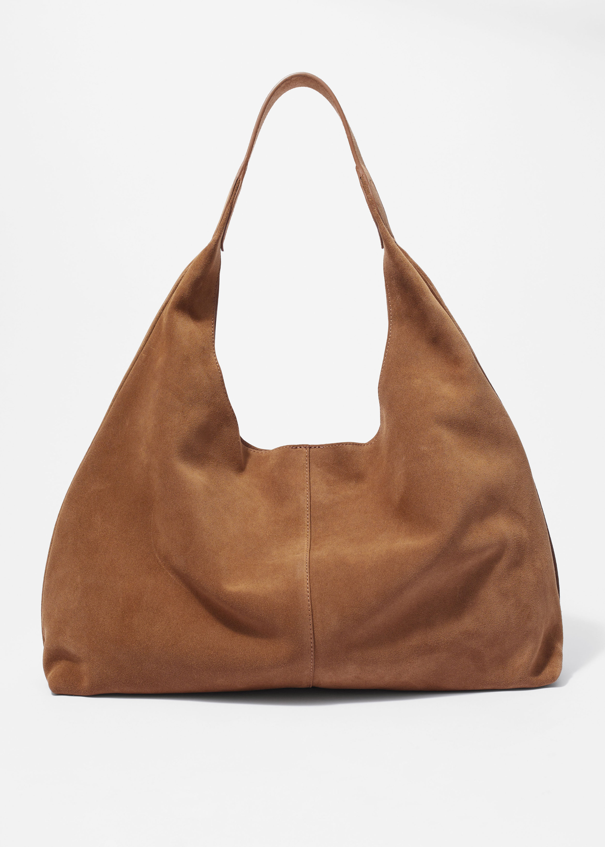 “& Other Stories” Large Suede Tote Cognac Large Suede Tote Bag - Cognac - Bags - & Other Stories US