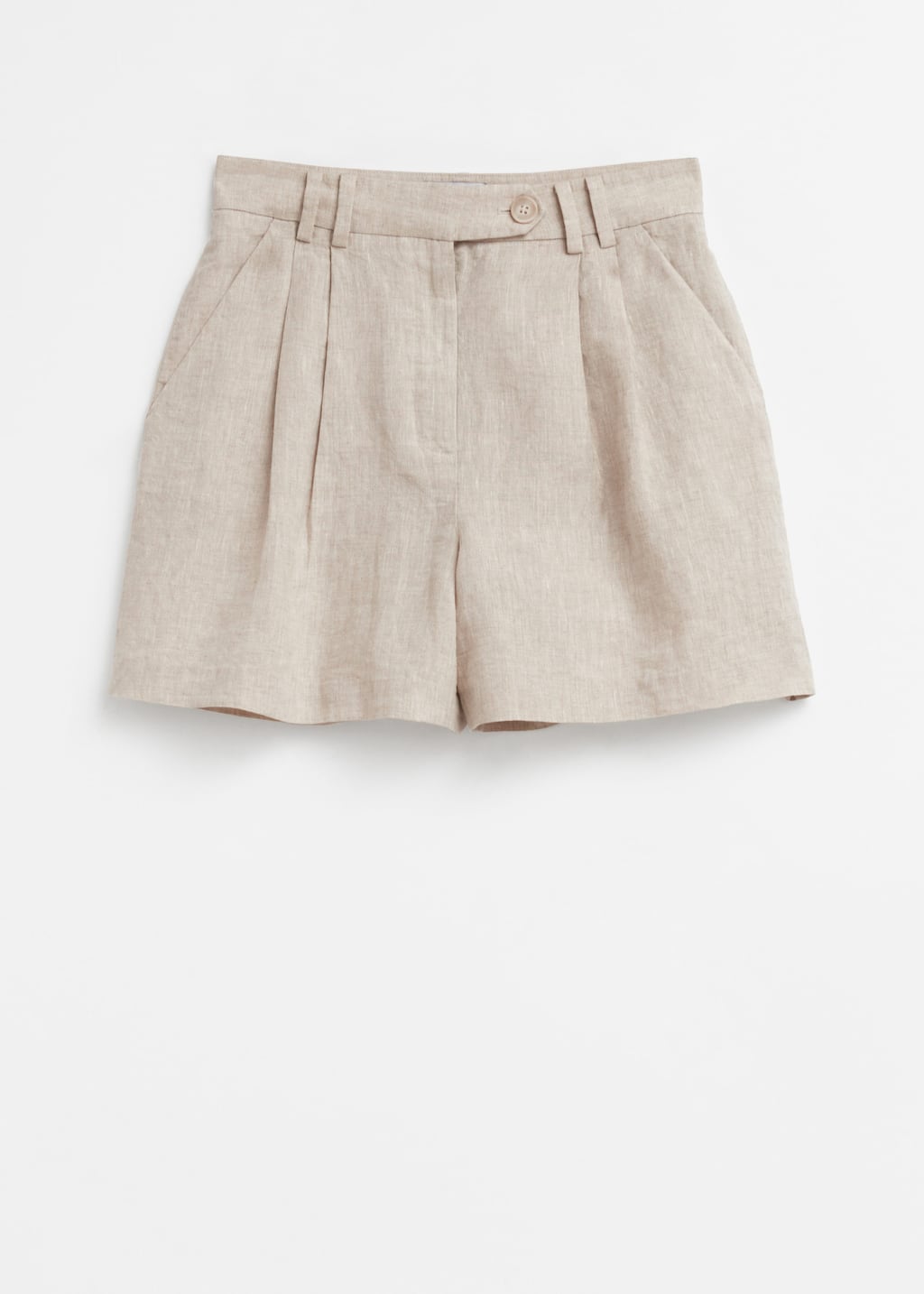 Image of Relaxed Linen Shorts