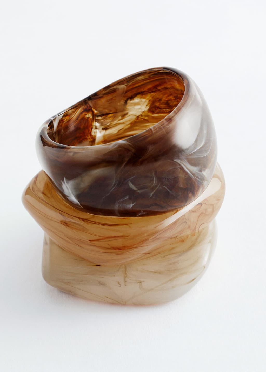 Marbled Bangle Set