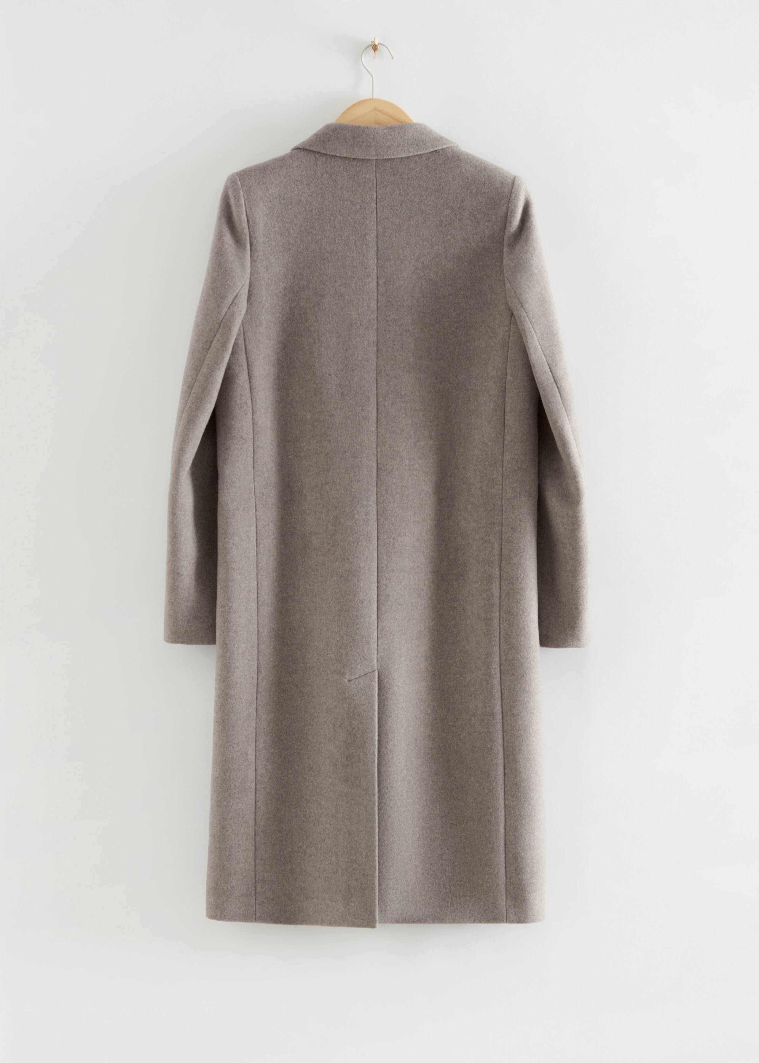 RelaxedFitWoolCoat - Beige - Natura morta