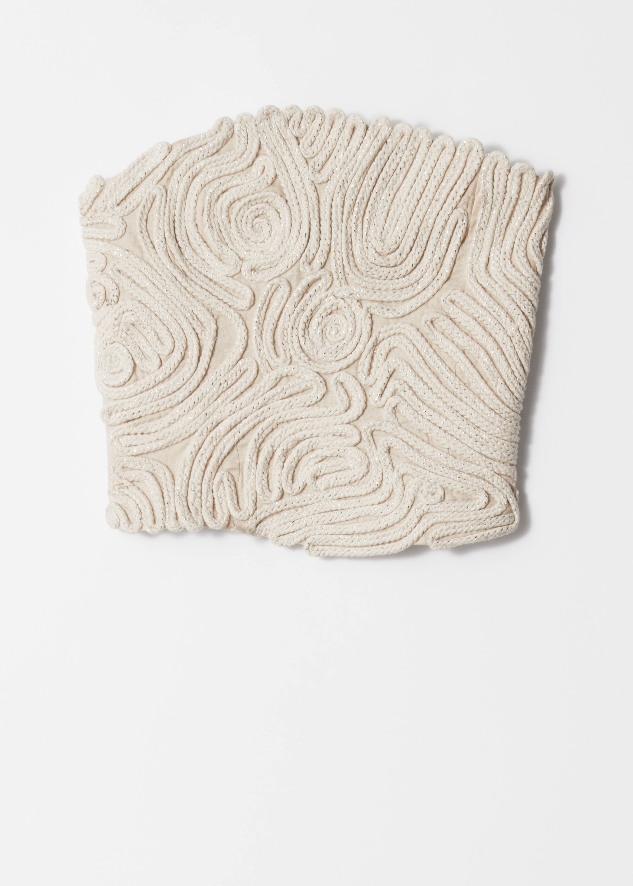 Grösseres Bild ansehen: Skulpturales Bandeau-Top - Creme - DAMEN | H&M CH 5