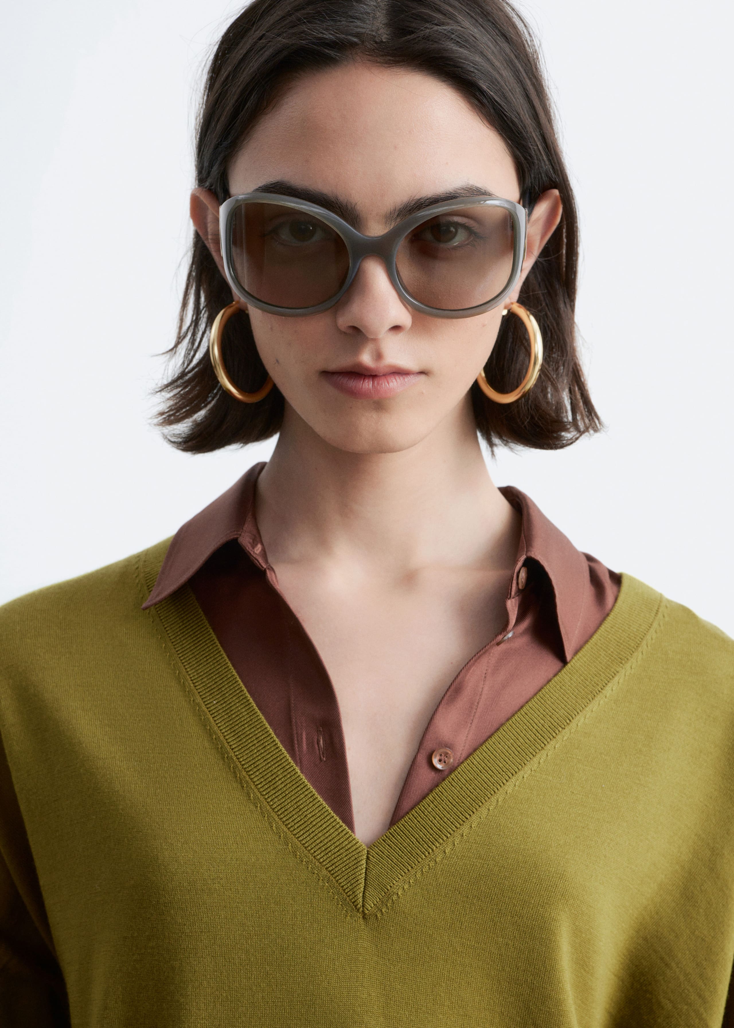 Image of V-Neck Wool Jumper