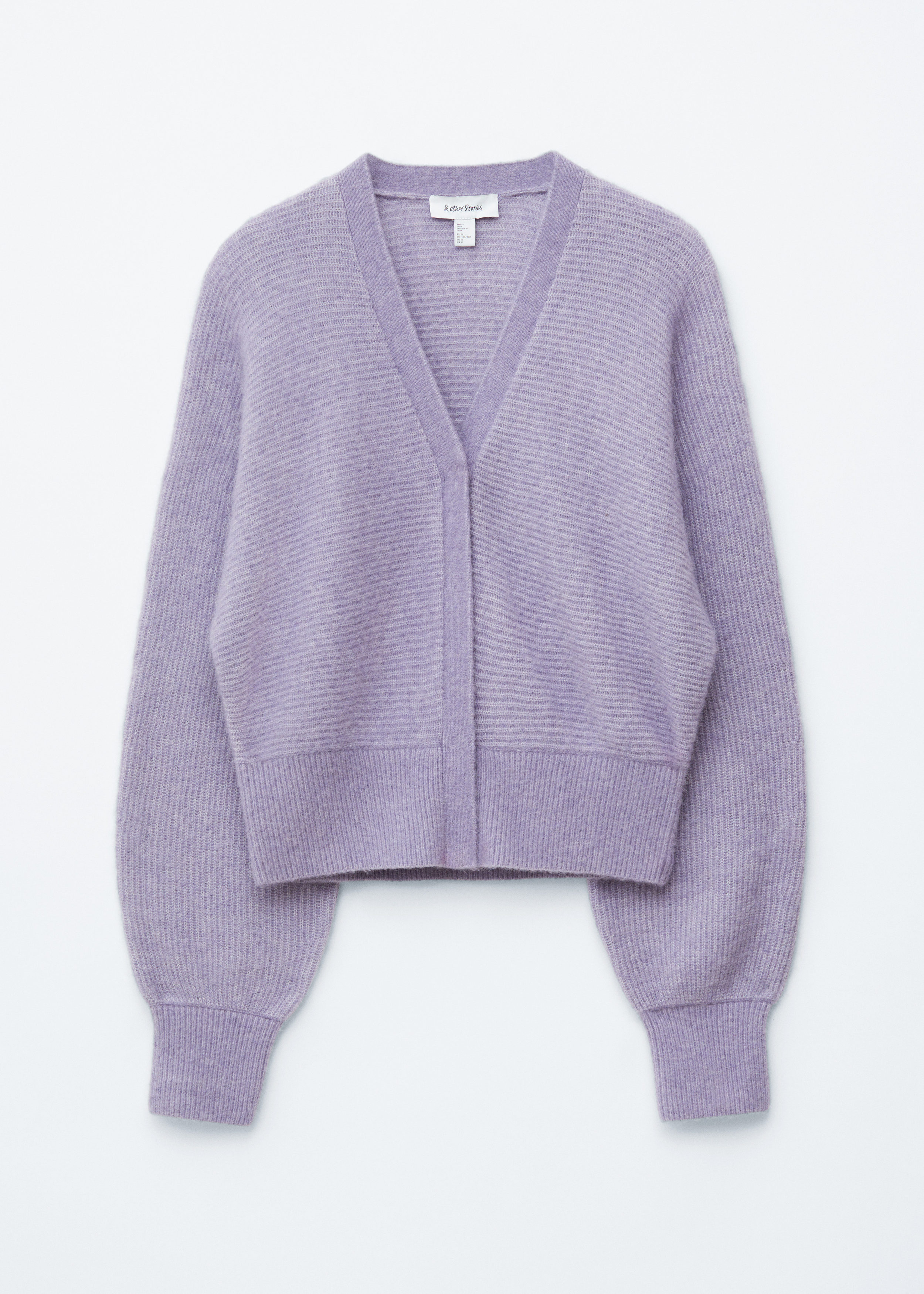 Alpaca-Blend Cardigan