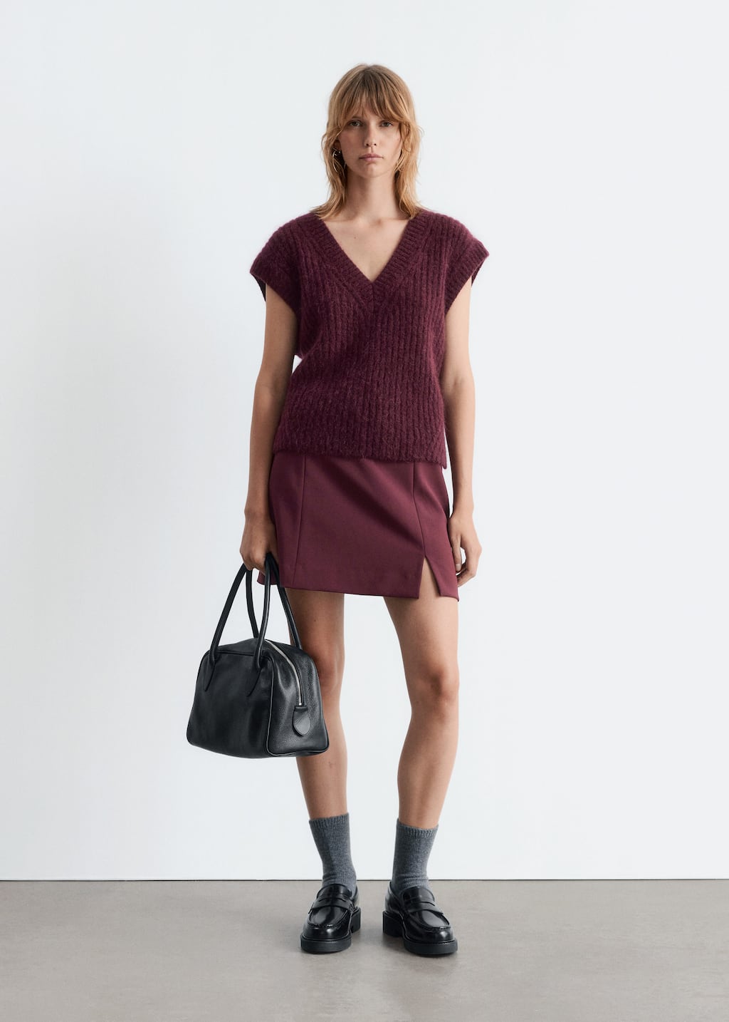 Image of High-Waist Mini Skirt
