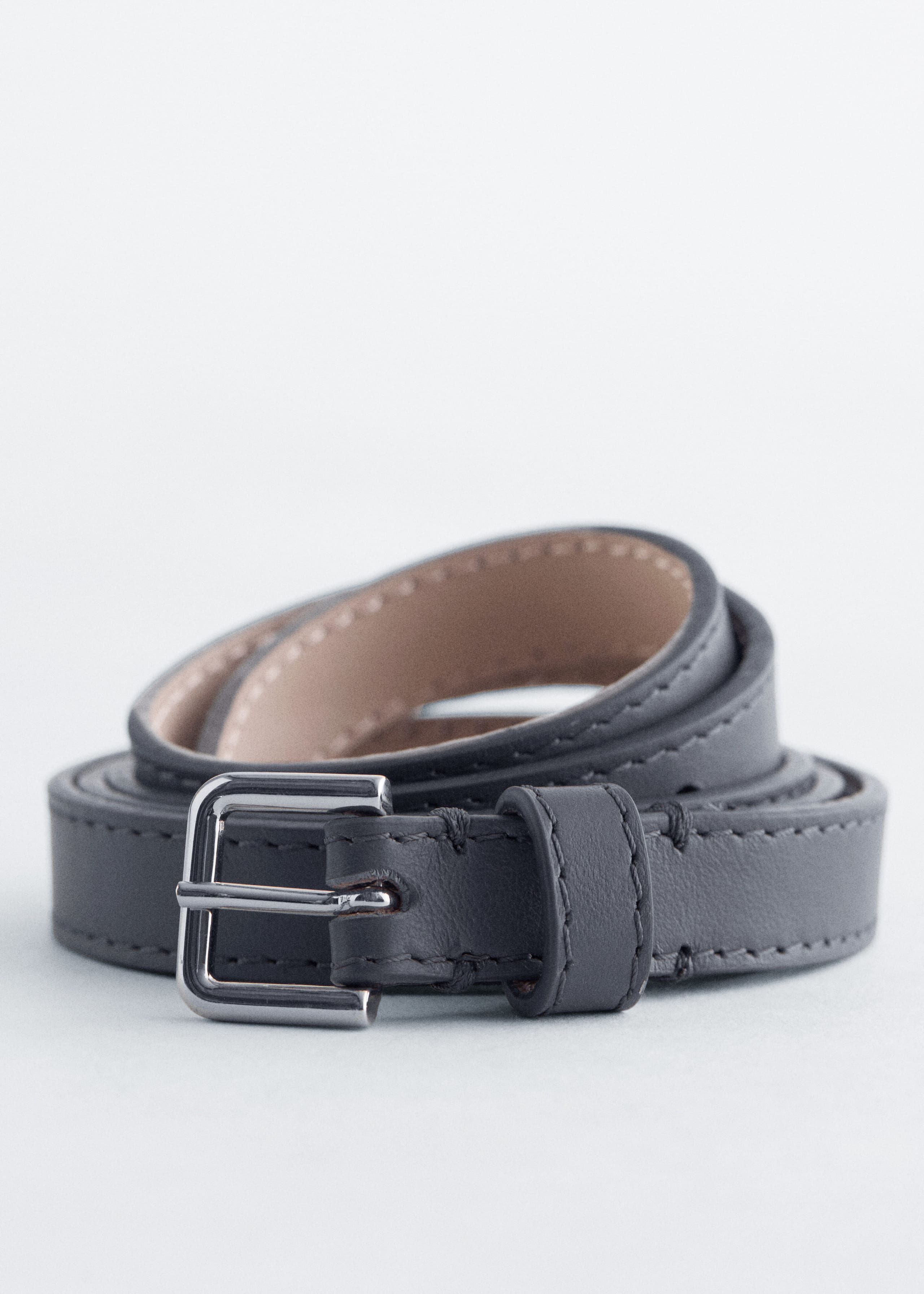 Image of Slim Leather Belt