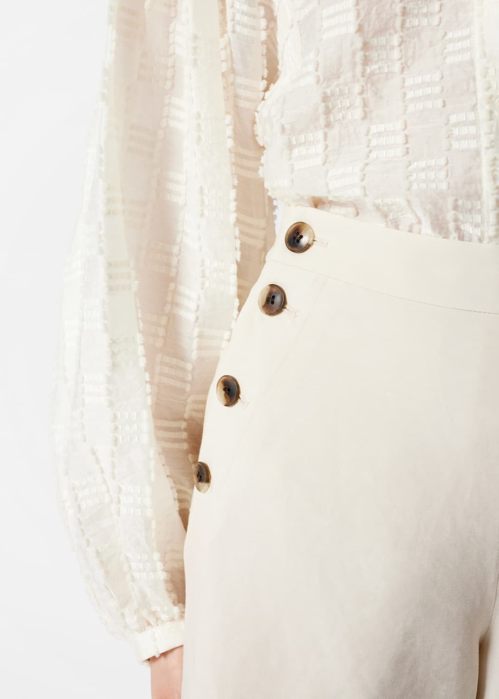 Image of Buttoned Sailor Shorts