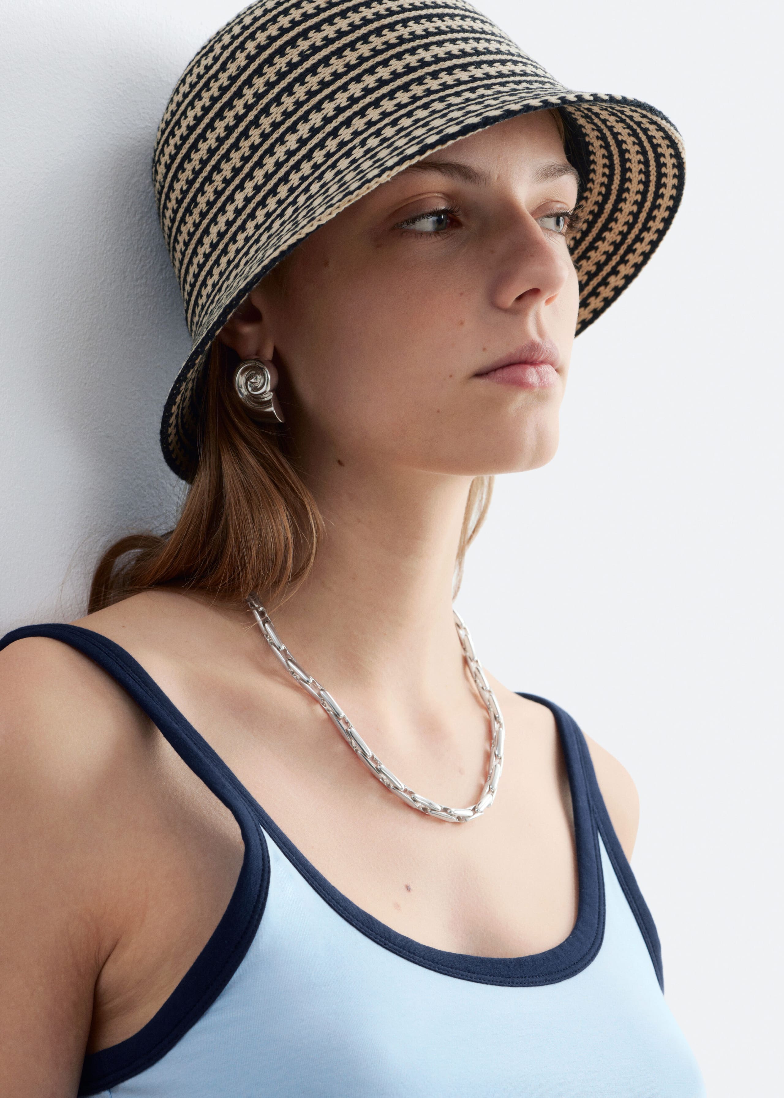 Crochet Bucket Hat - Yellow/Multi Colour - Lookbook