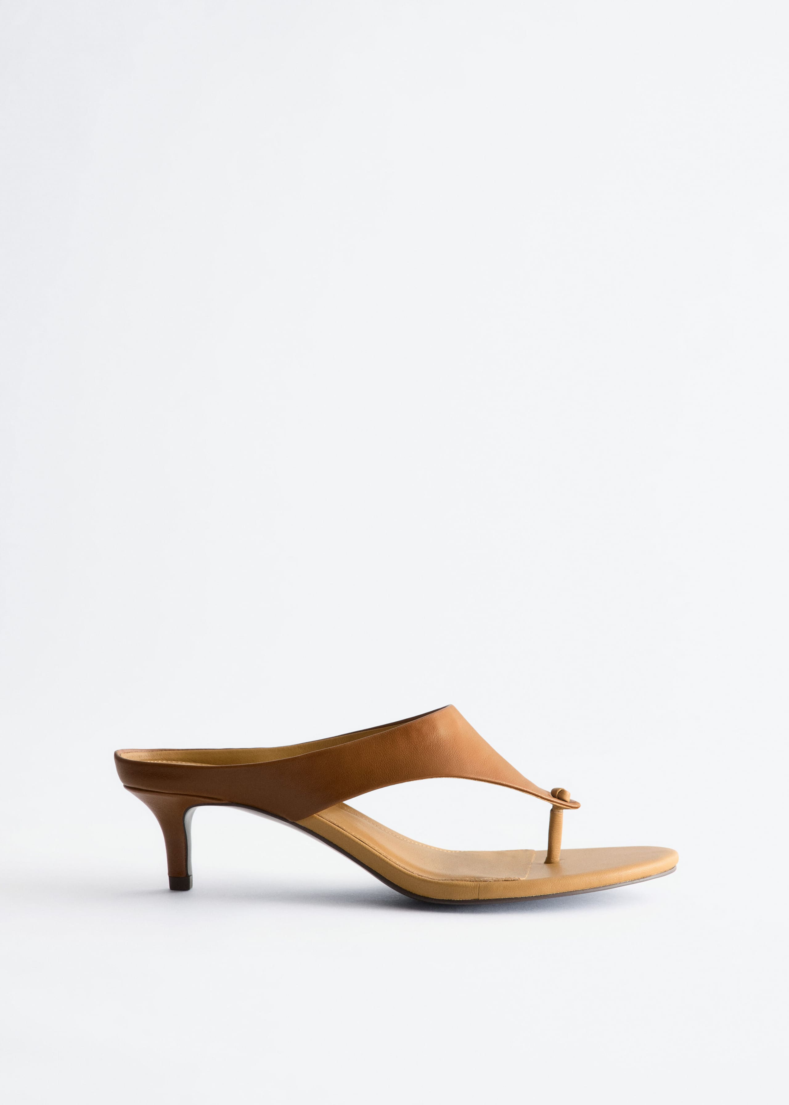 Leather Kitten Heels