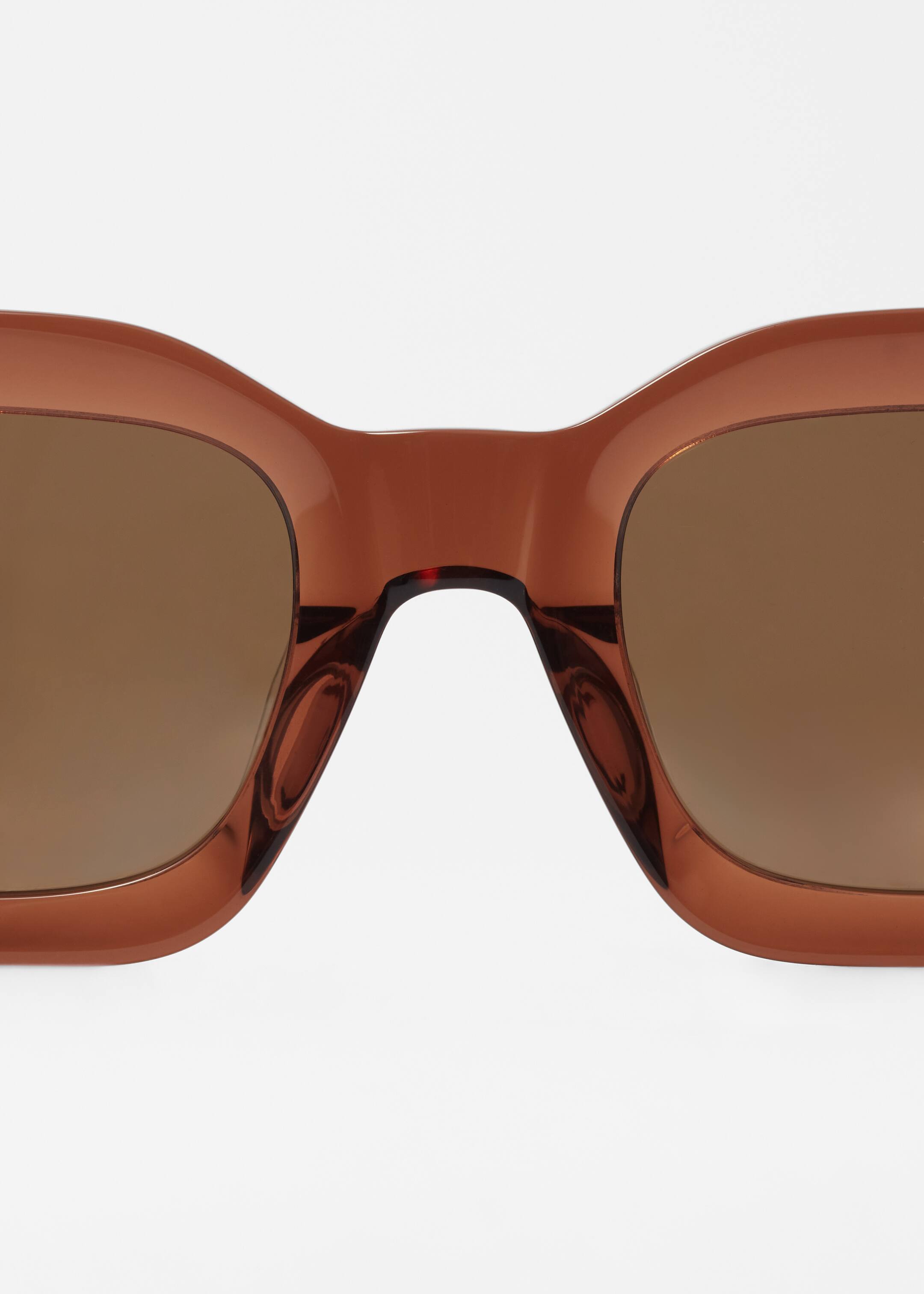 Vis større bilde: Acetatsolbriller med rektangulær ramme - Brun - DAME | H&M NO 5