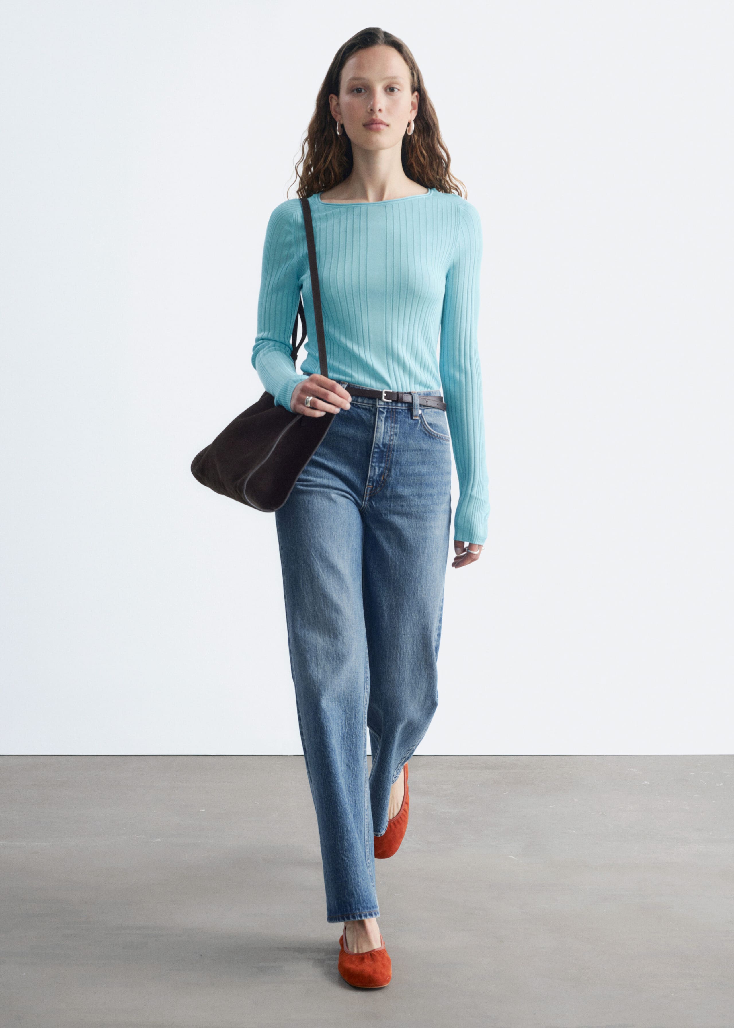 Ribbed Top - Yellow - Lookbook