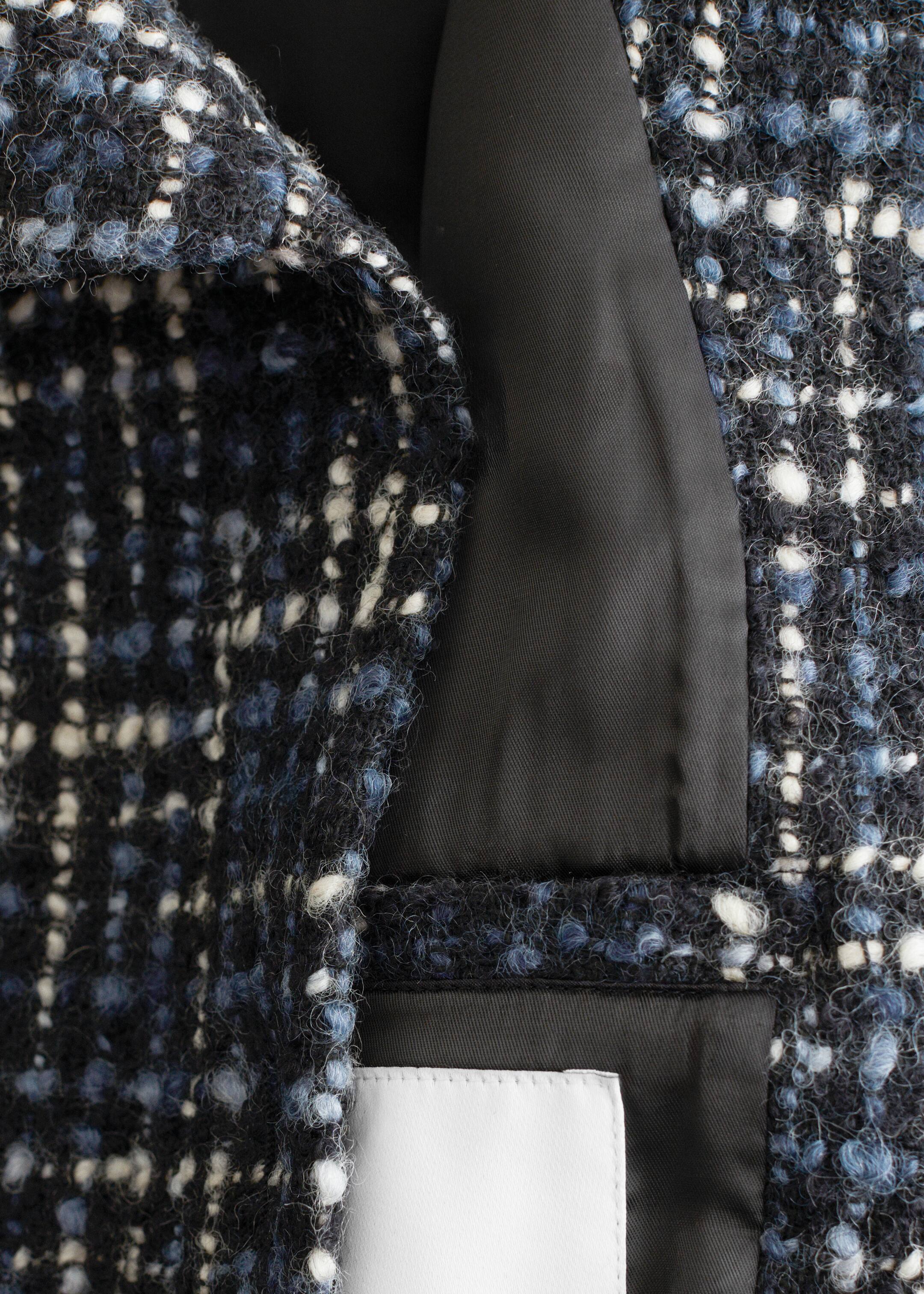 Agrandir l'image: Veste courte en laine - Noir/bleu - FEMME | H&M CH 9
