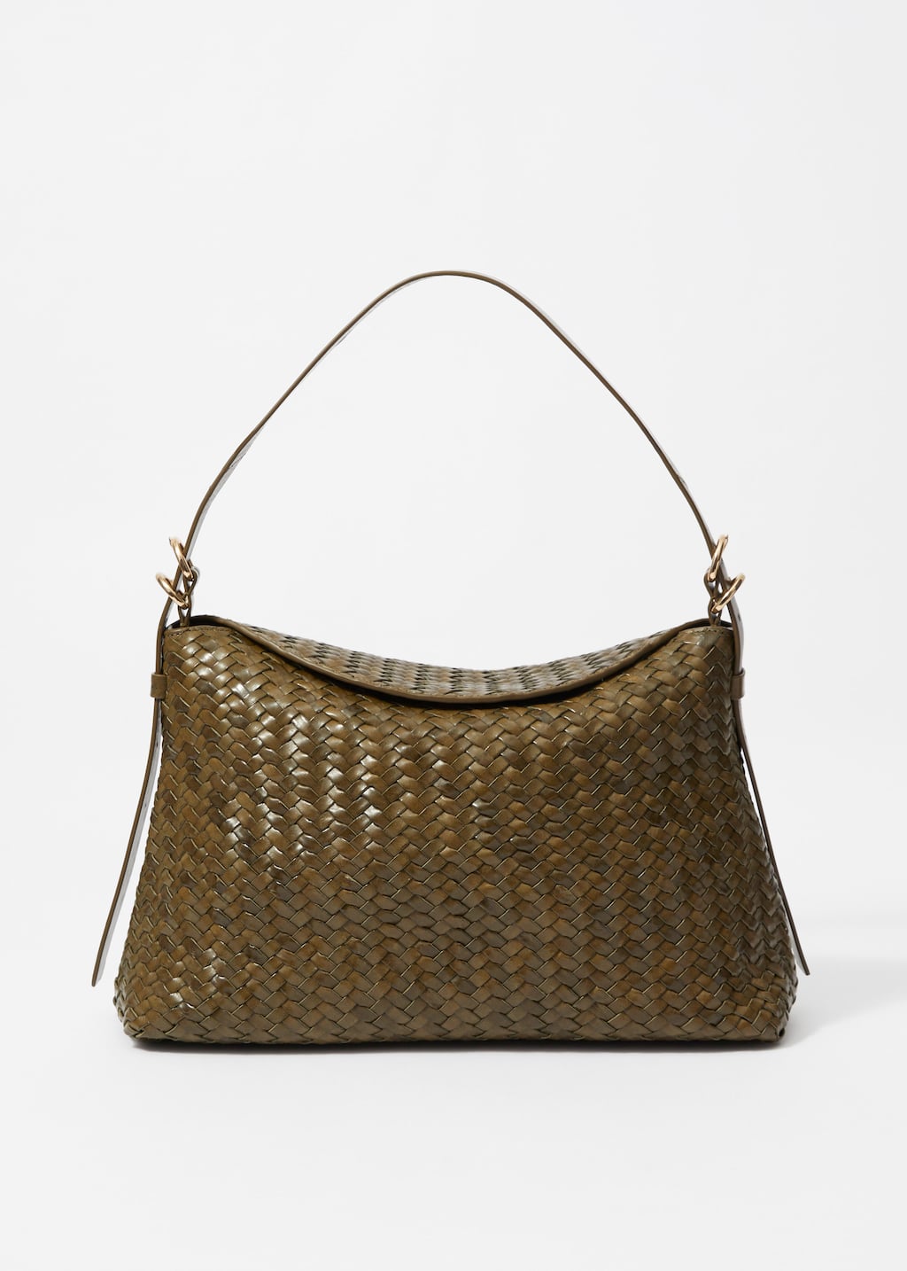 Borsa a spalla grande intrecciata