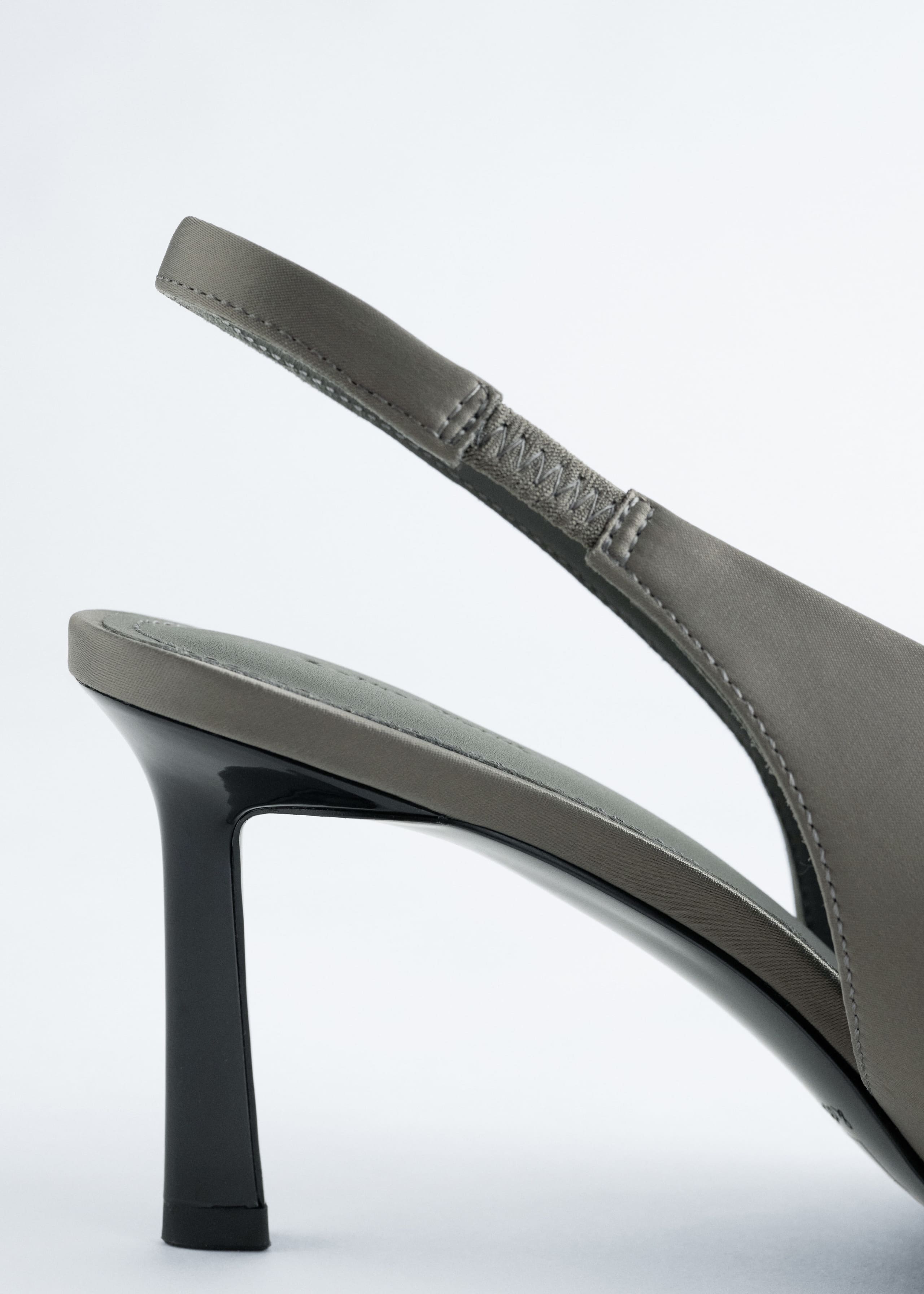 Image of Satin Slingback Pumps