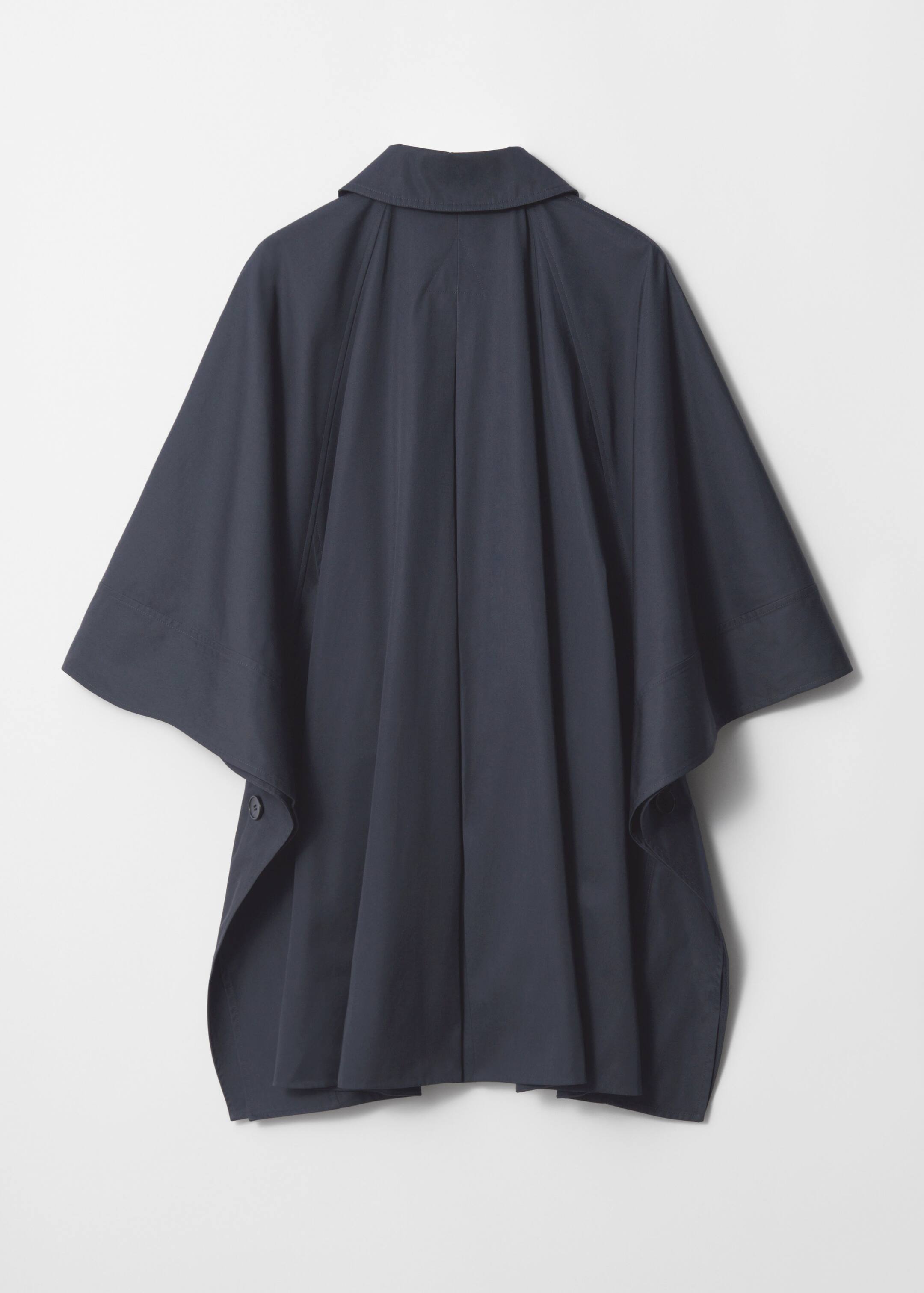 Se større billede: Oversized trenchcoat-kappe - Marineblå - DAME | H&M DK 2
