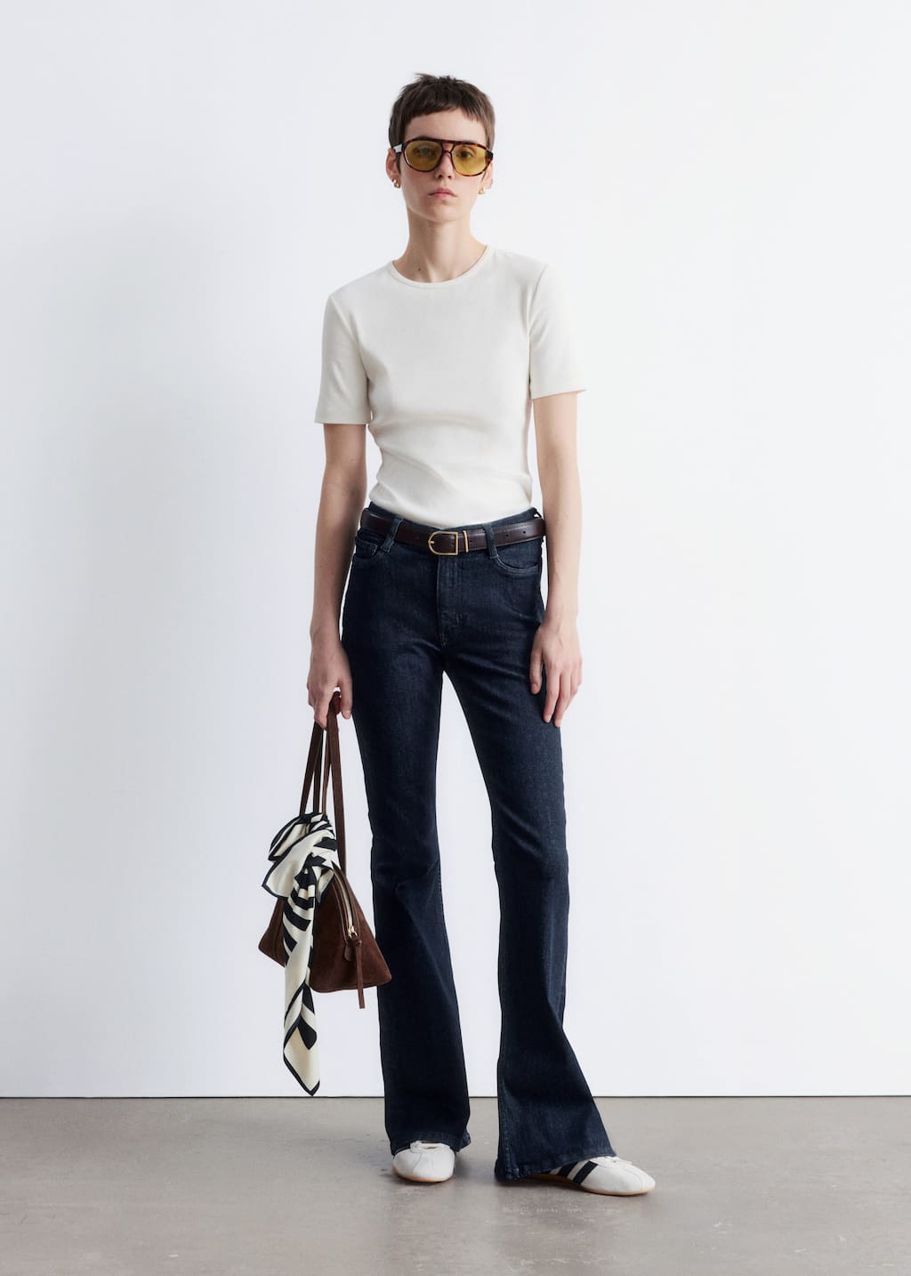 Image of Slim Low-Rise Bootcut Jeans