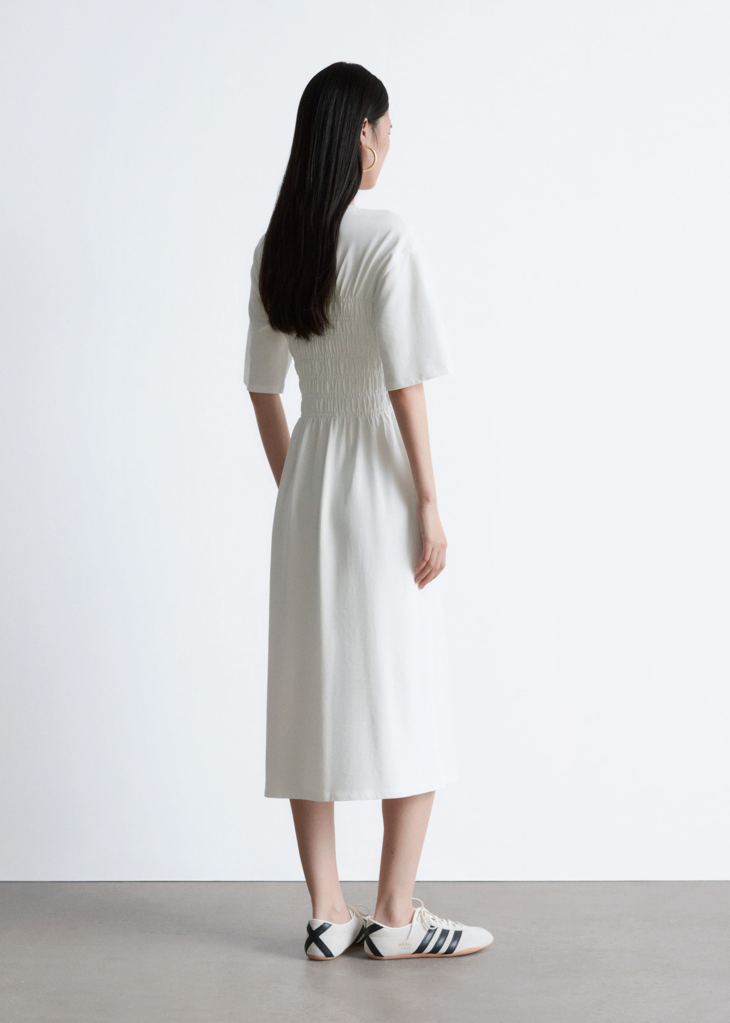 Image of Smocked Midi Dress