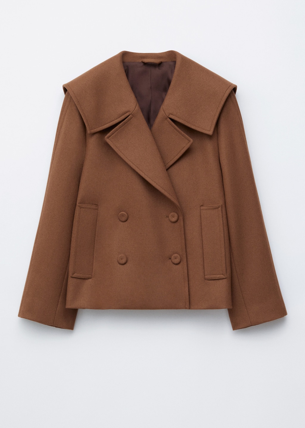 Image of Veste en laine à double boutonnage