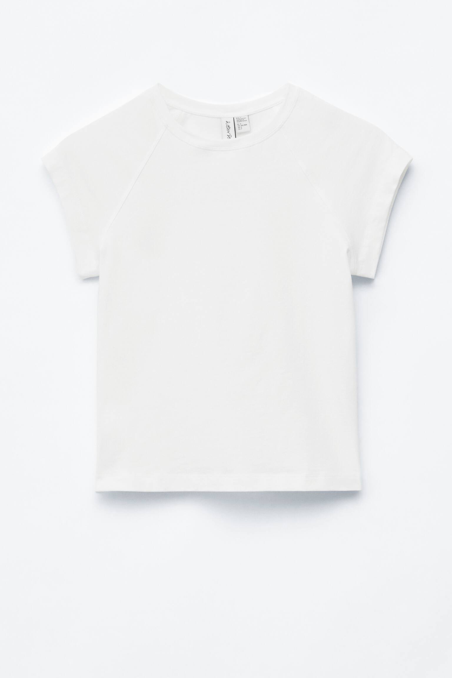 Nauwsluitend T-shirt van jersey - Wit/Donkergrijs/Lichtblauw - 2