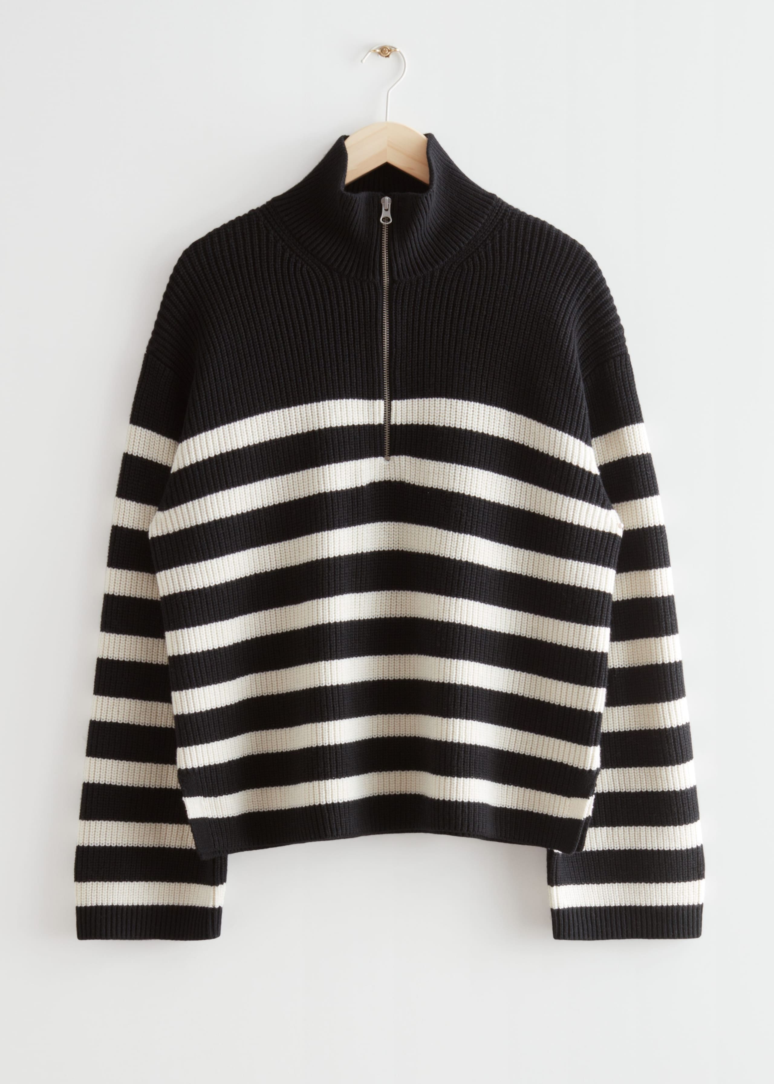 Half-ZipSweater - Dark Brown - Bodegón