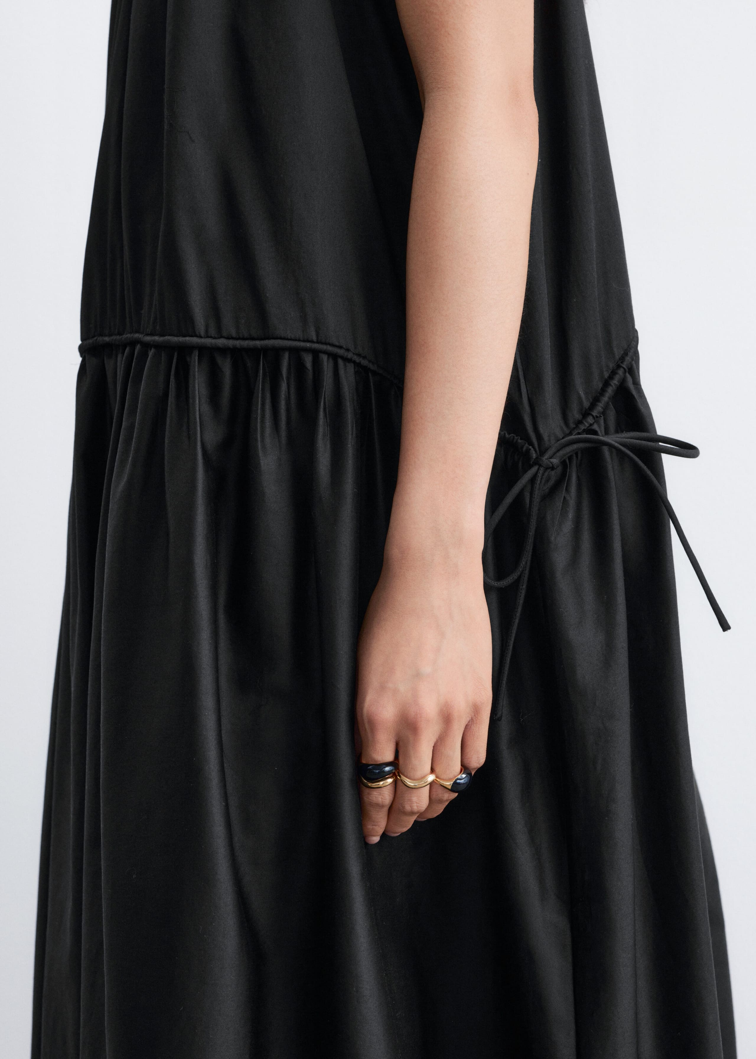 Image of Gathered Midi Dress