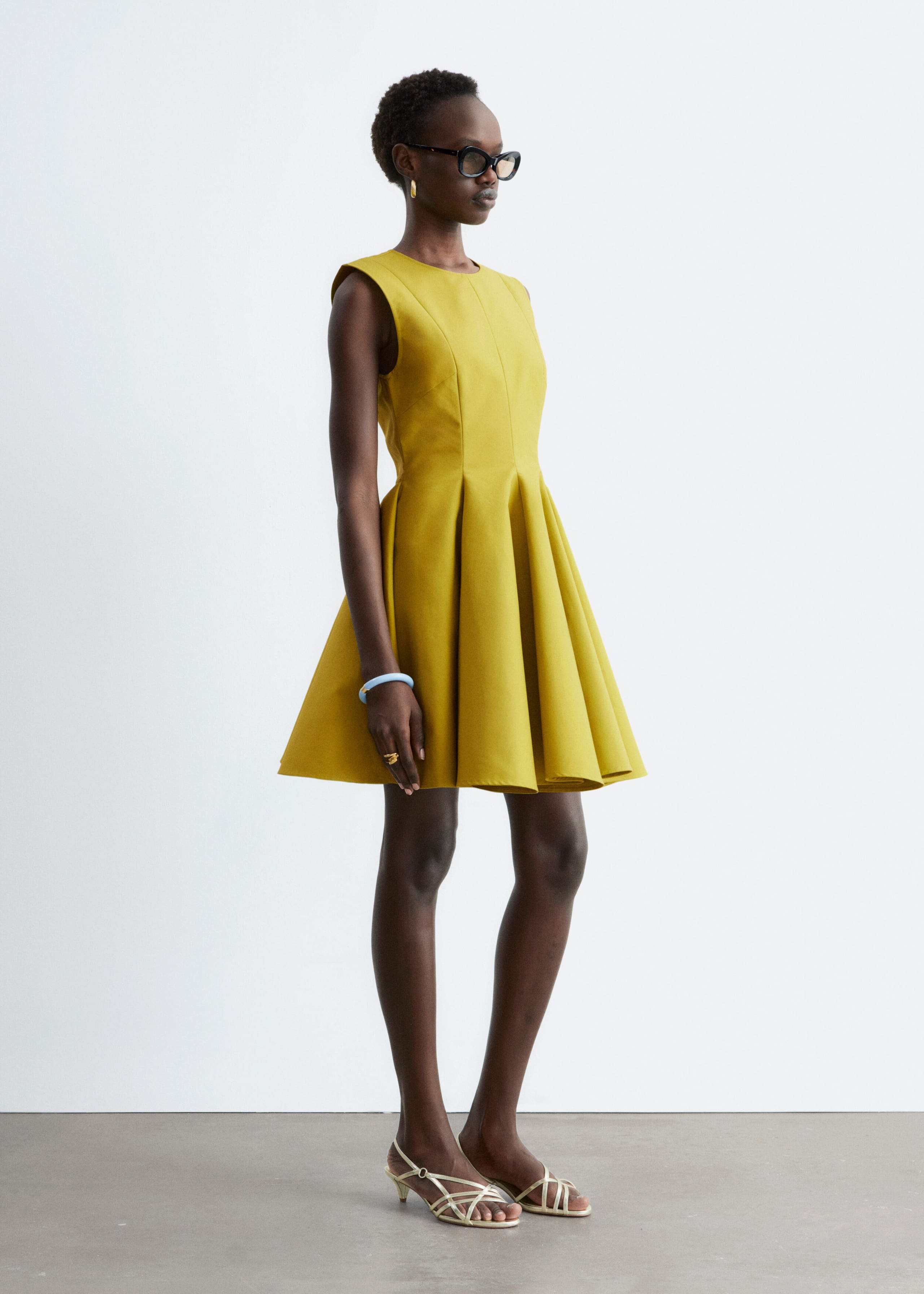 Image of Minikleid mit Falten