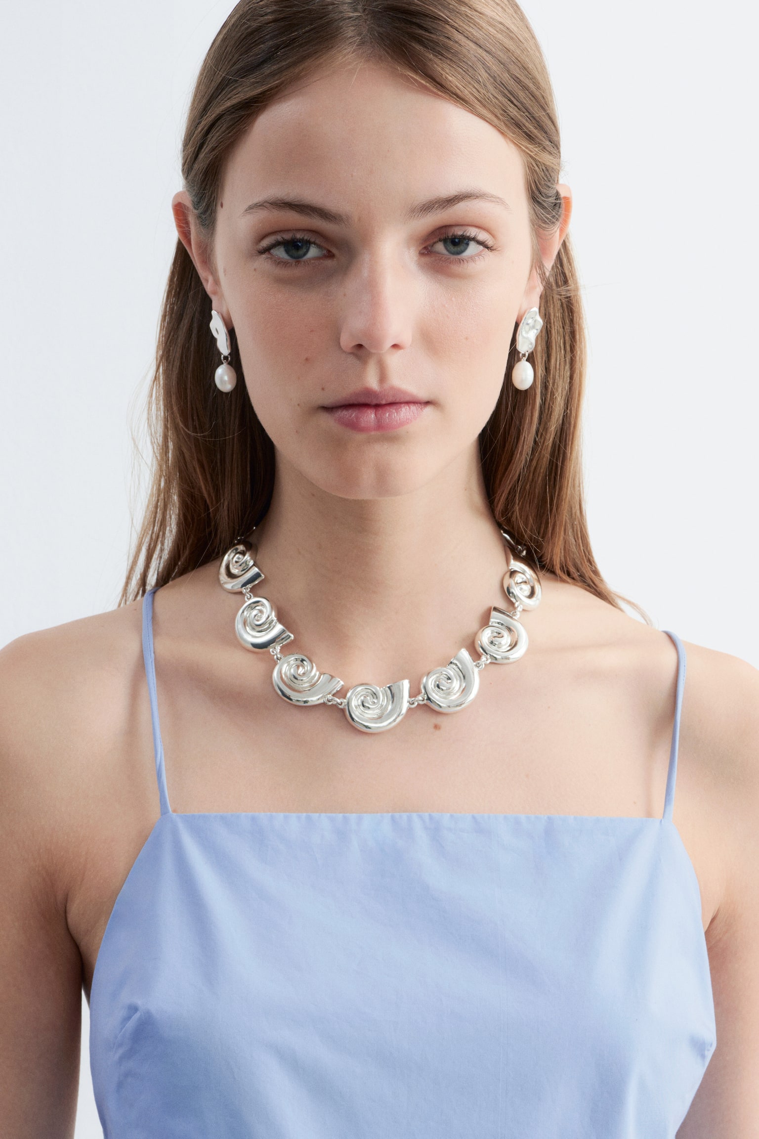 Schelpenketting - Zilver/Goudkleurig - 1