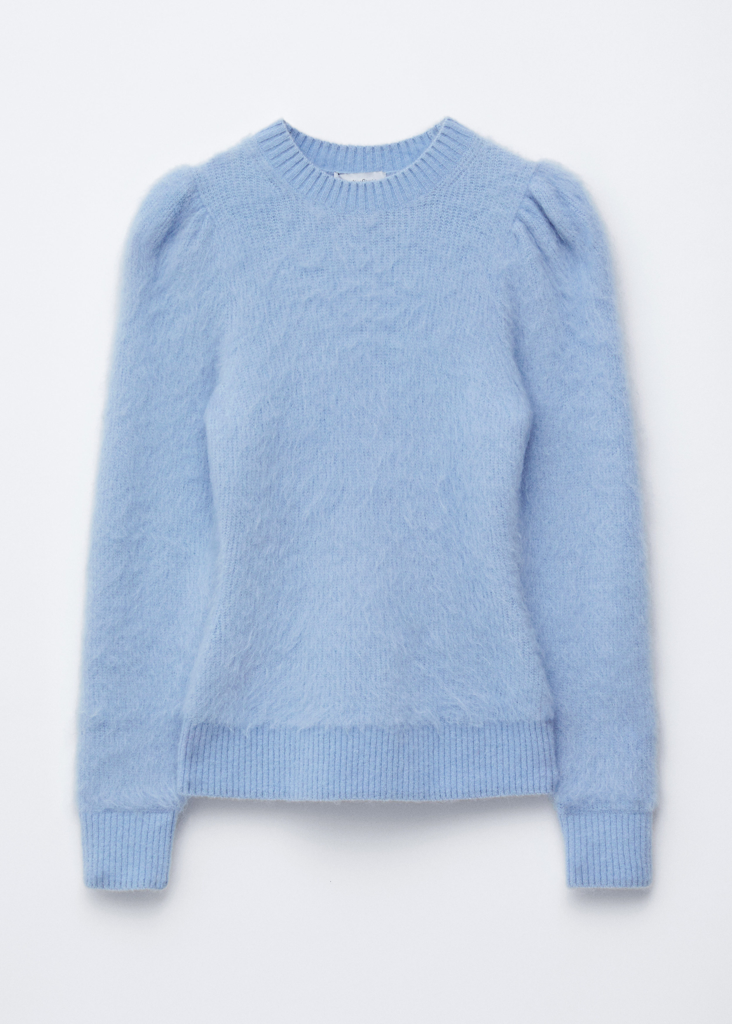 Mohair-Blend Puff-Sleeve Jumper