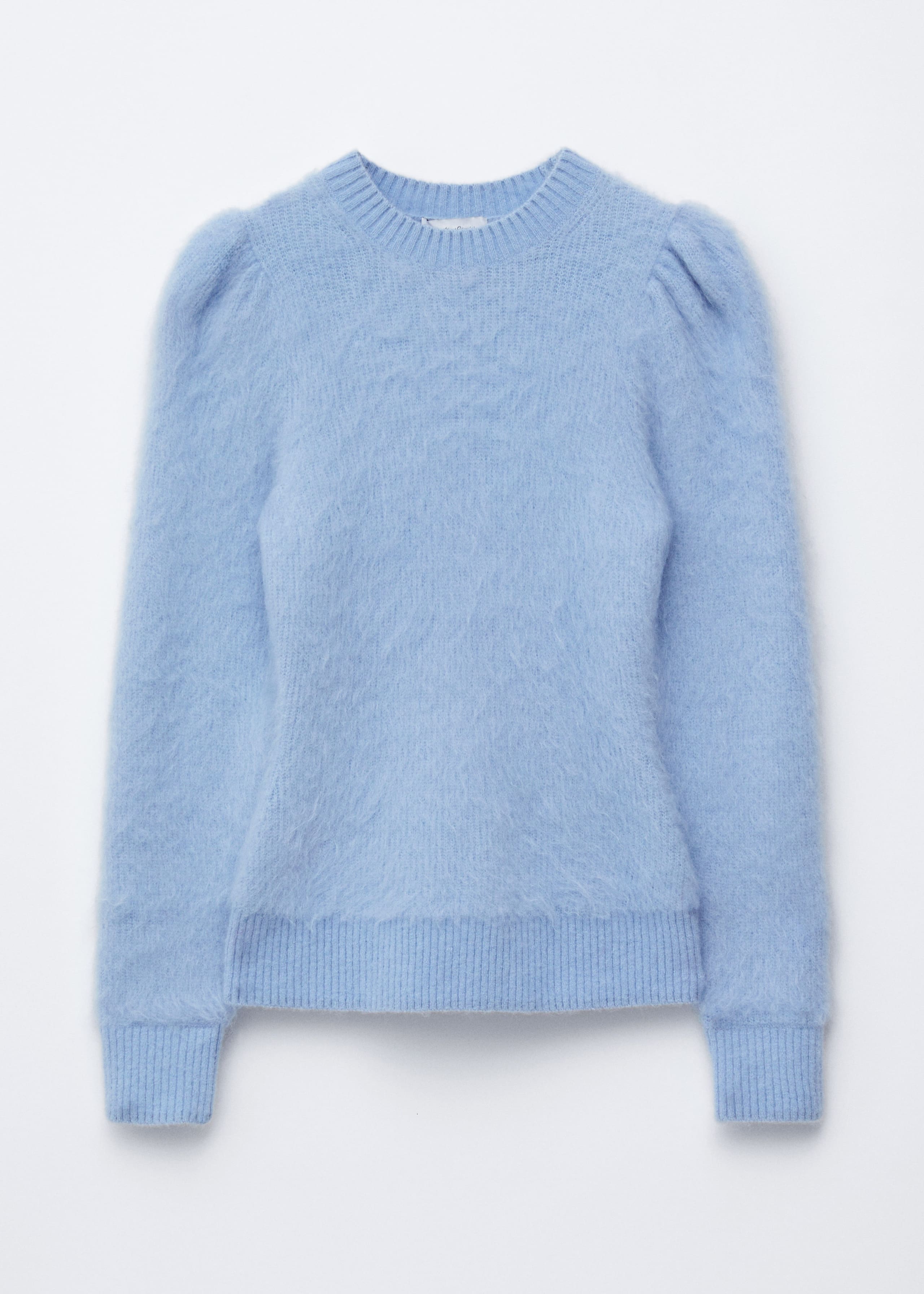 Image of Mohair-Blend Puff-Sleeve Jumper