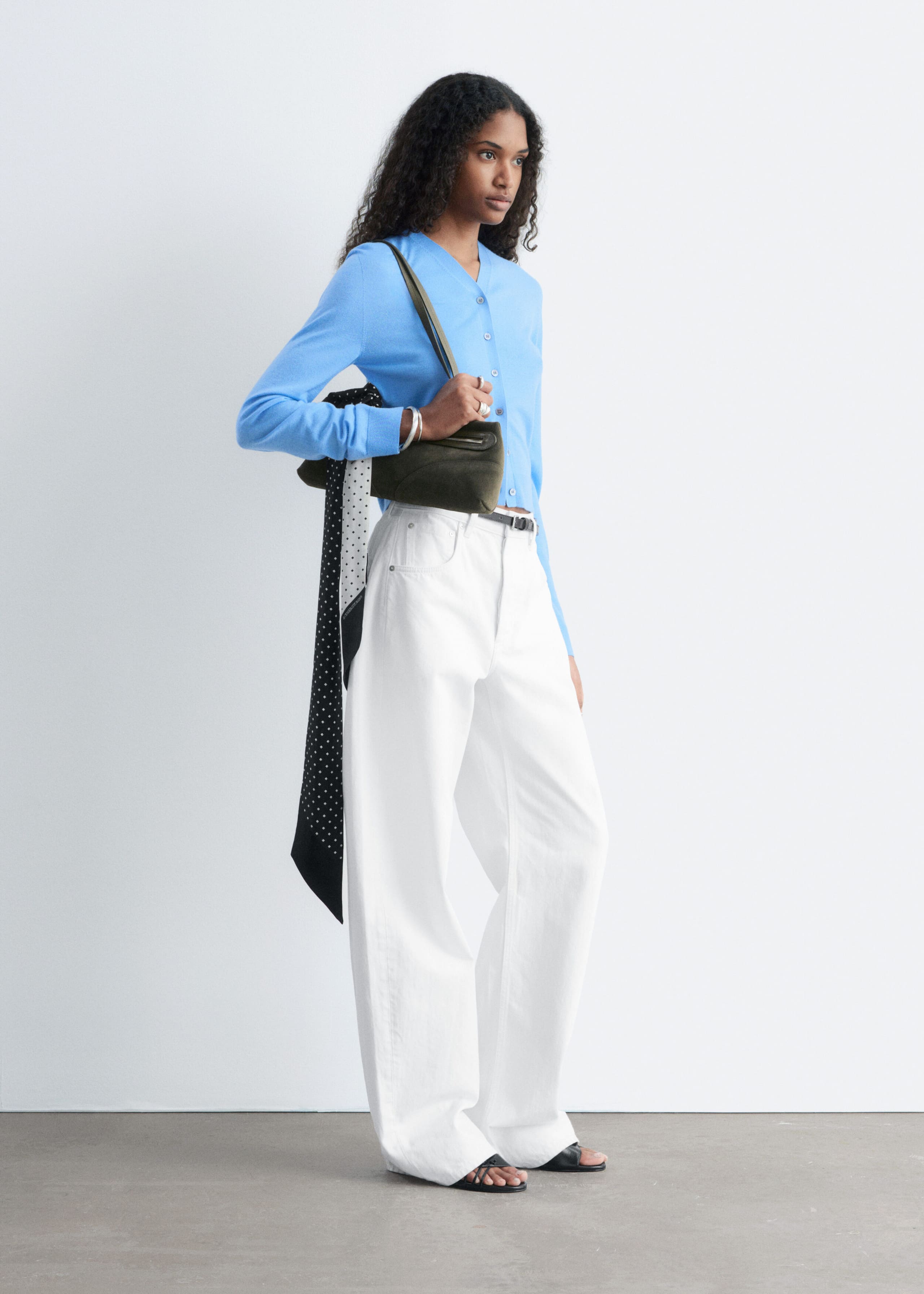 Image of Cropped Cashmere Cardigan