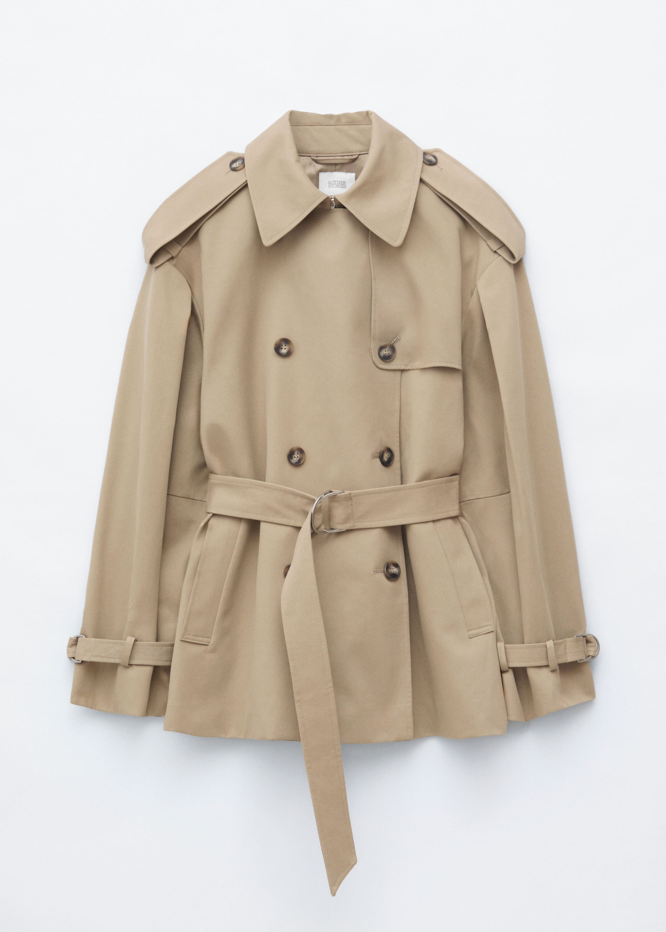 Short Trench Coat - Beige - Still Life