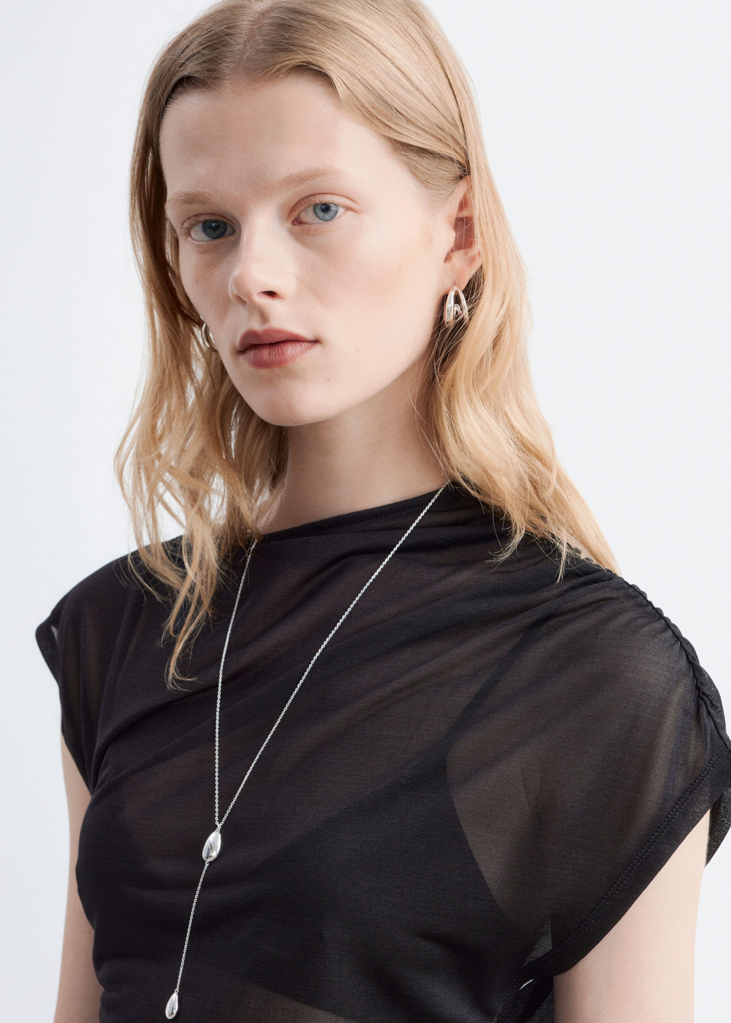 Gathered Top - Pink - Lookbook