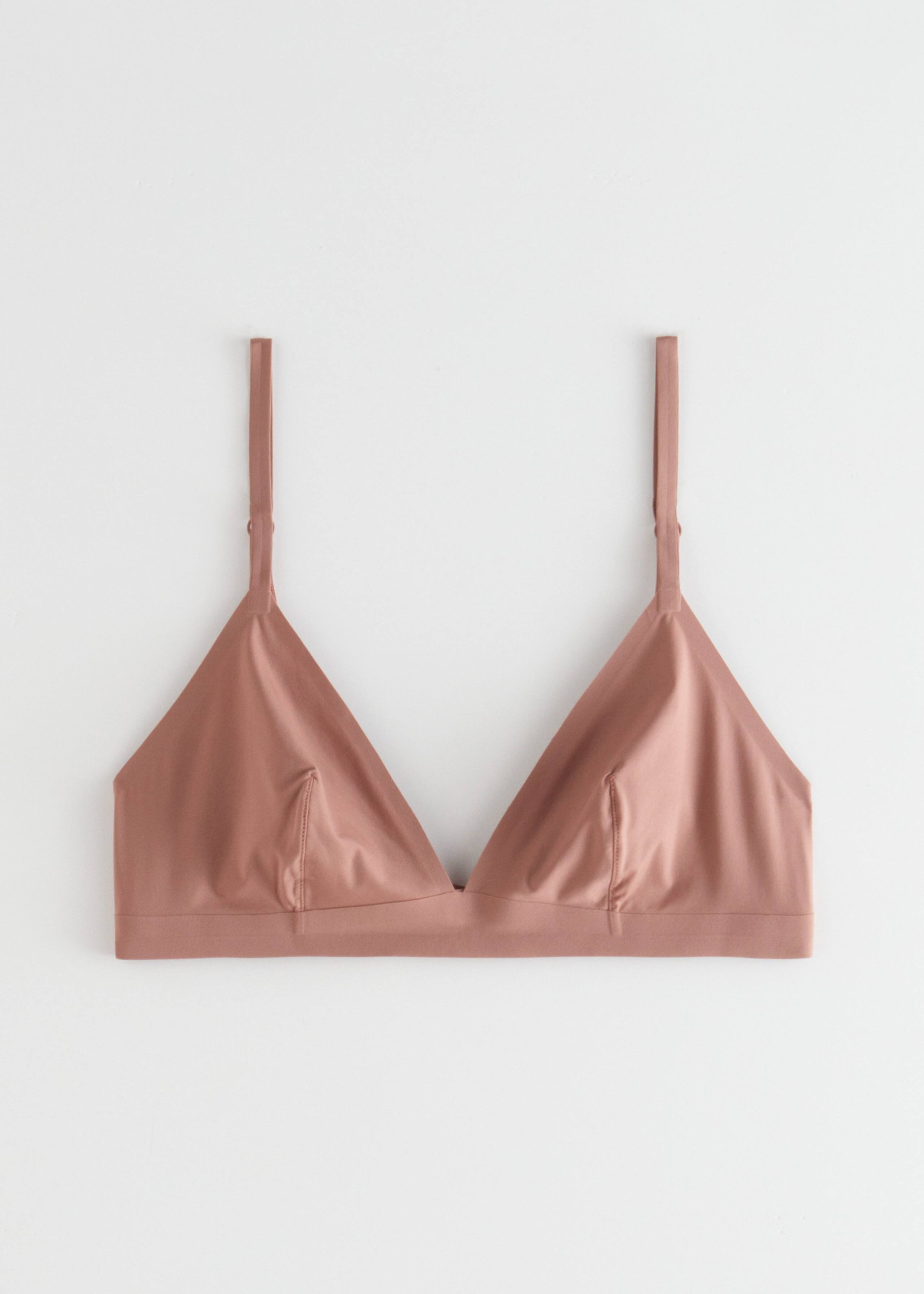 Seamless Soft Triangle Bra - Brown - Still Life
