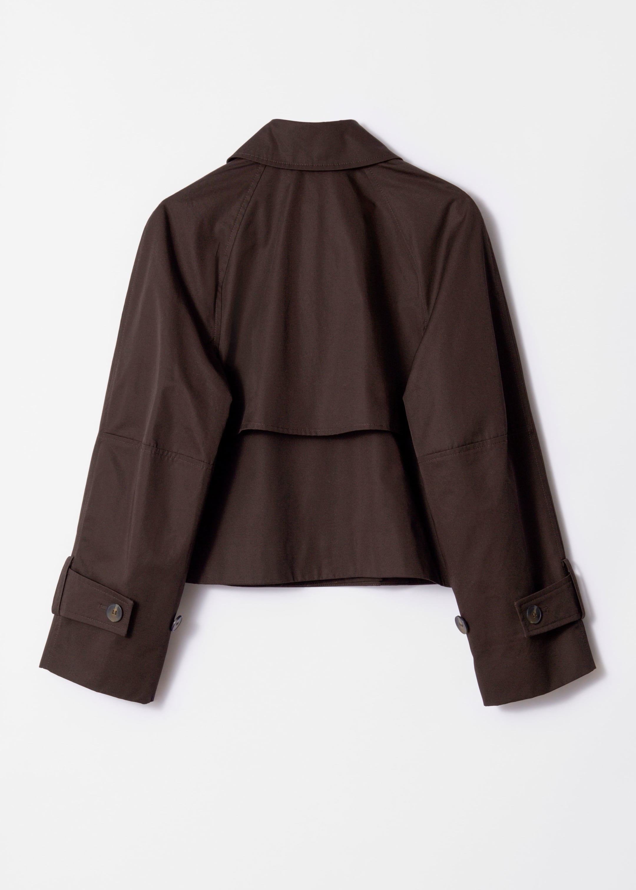 Grösseres Bild ansehen: Kurze Trenchcoat-Jacke - Dunkelbraun - DAMEN | H&M CH 2