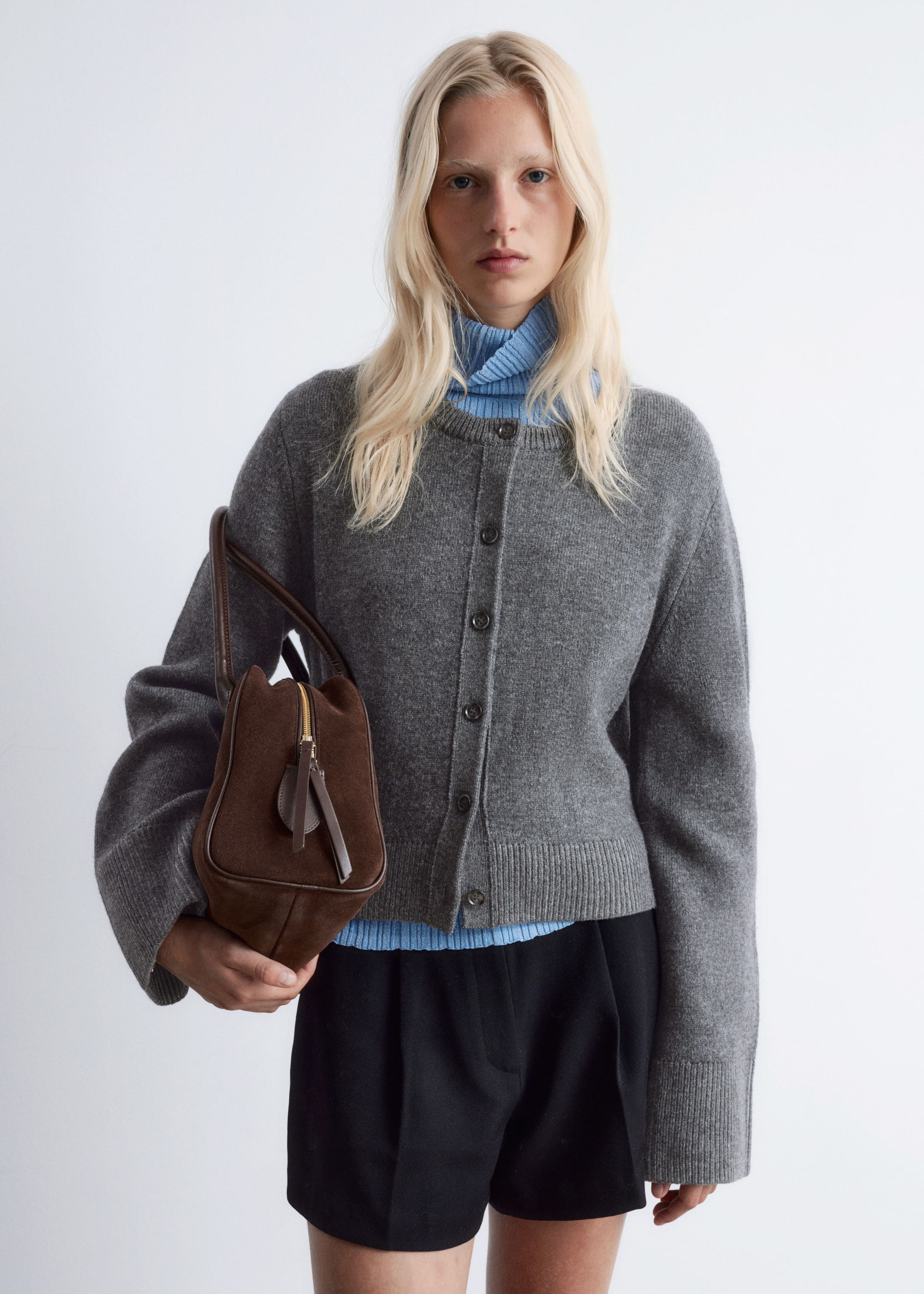 Image of Cropped Boxy Cardigan